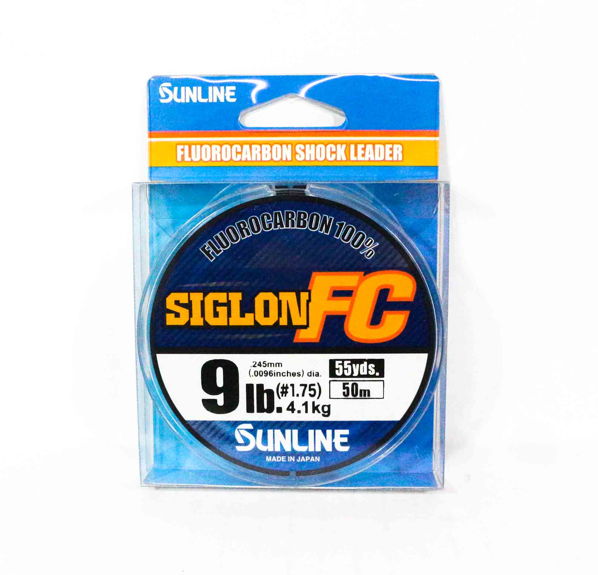 Sunline Fluorocarbon Leader Siglon FC 100% 50m 9lb Diameter 0.245mm (8289)