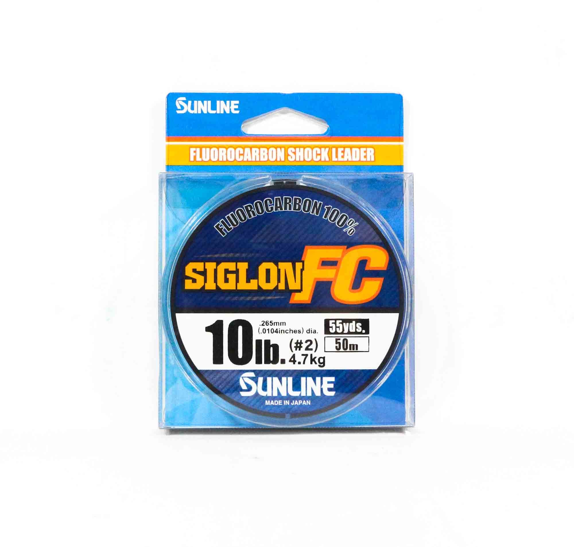 Sunline Fluorocarbon Leader Siglon FC 100% 50m 10lb Diameter 0.265mm (8296)