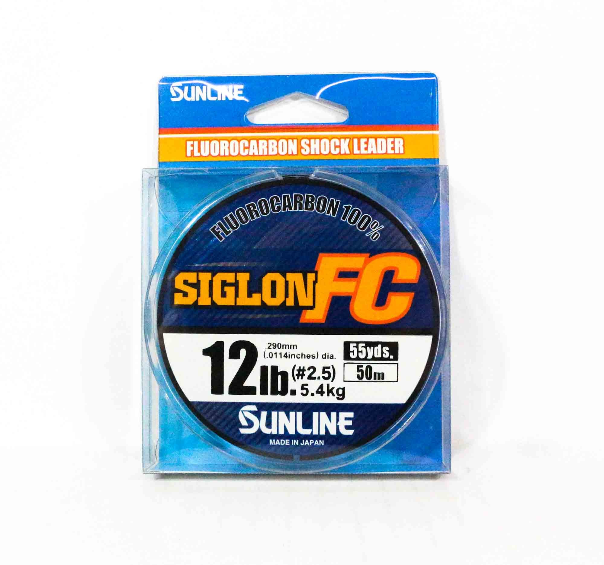 Sunline Fluorocarbon Leader Siglon FC 100% 50m 12lb Diameter 0.29mm (8302)