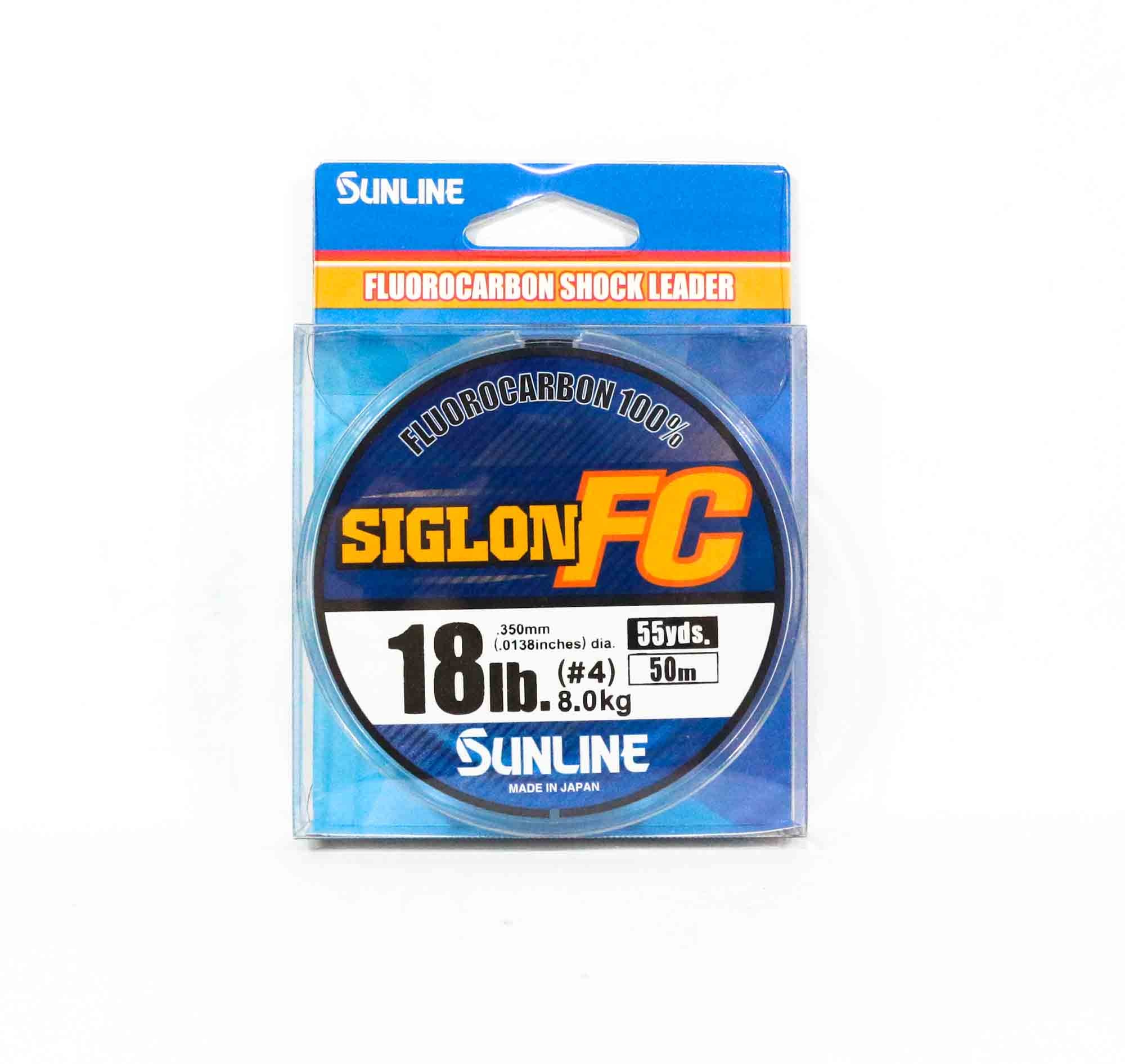 Sunline Fluorocarbon Leader Siglon FC 100% 50m 18lb Diameter 0.35mm (8333)