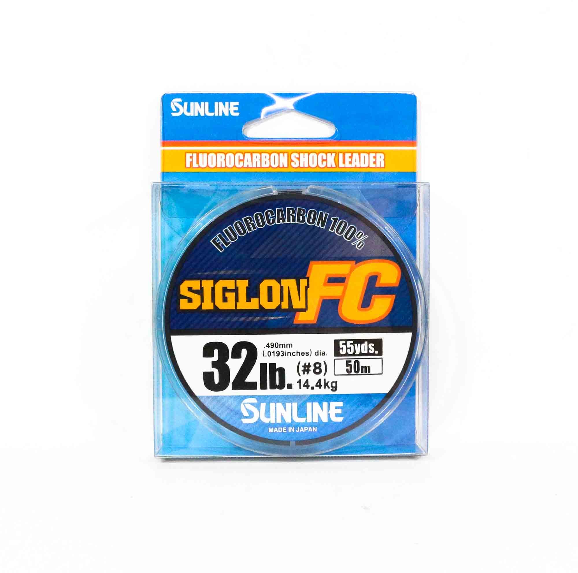 Sunline Fluorocarbon Leader Siglon FC 100% 50m 32lb Diameter 0.49mm (8371)