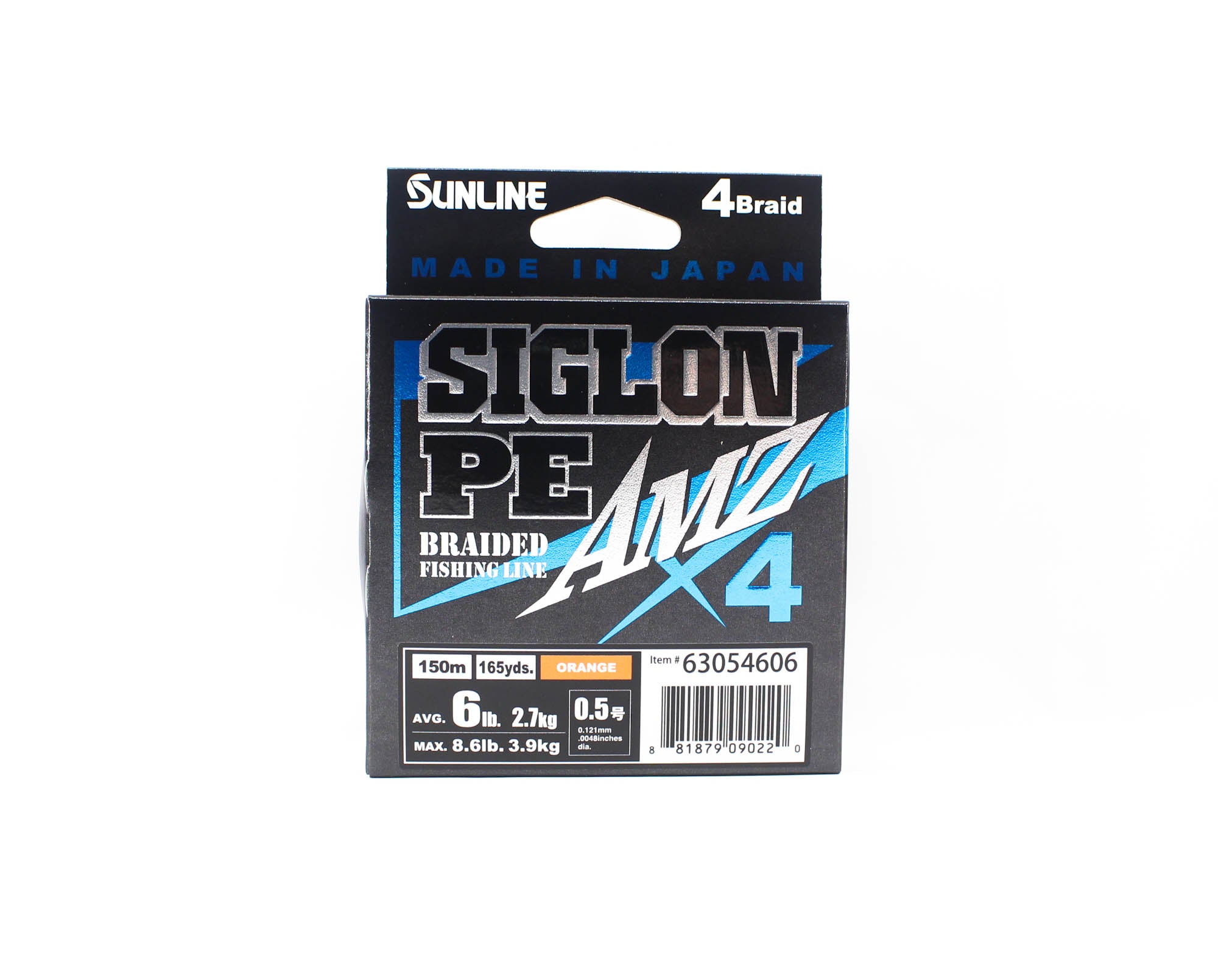Sunline P.E Line X4 Siglon AMZ 150M P.E 0.5 6LB Orange (0220)