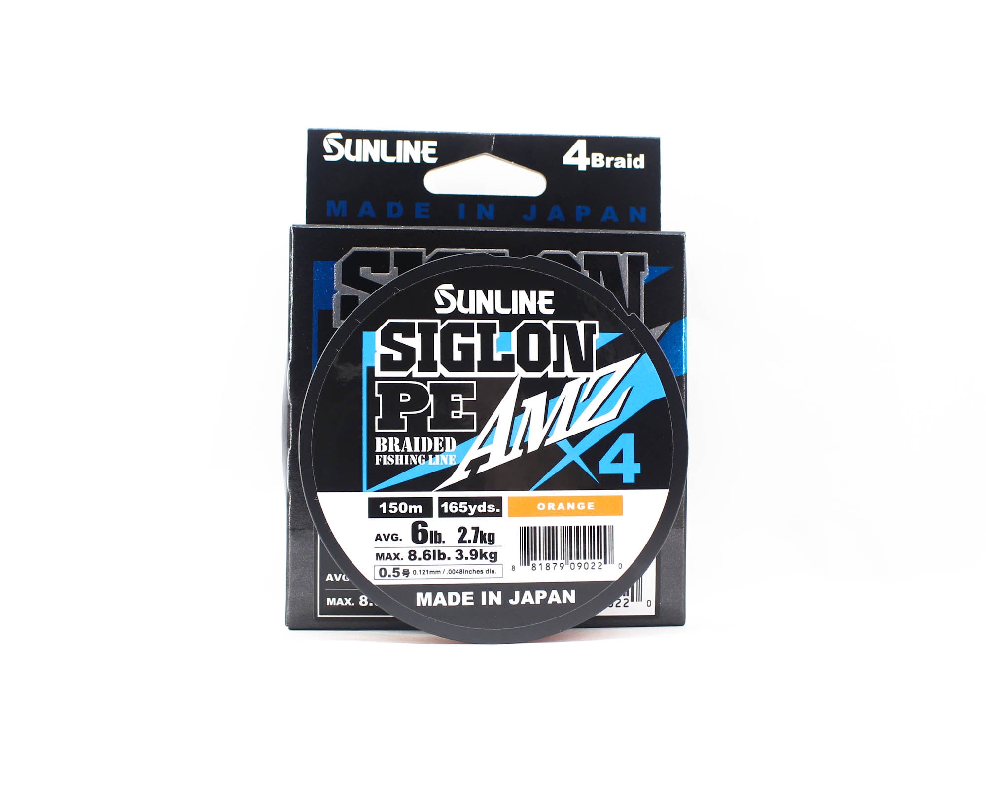 Sunline P.E Line X4 Siglon AMZ 150M P.E 0.5 6LB Orange (0220)