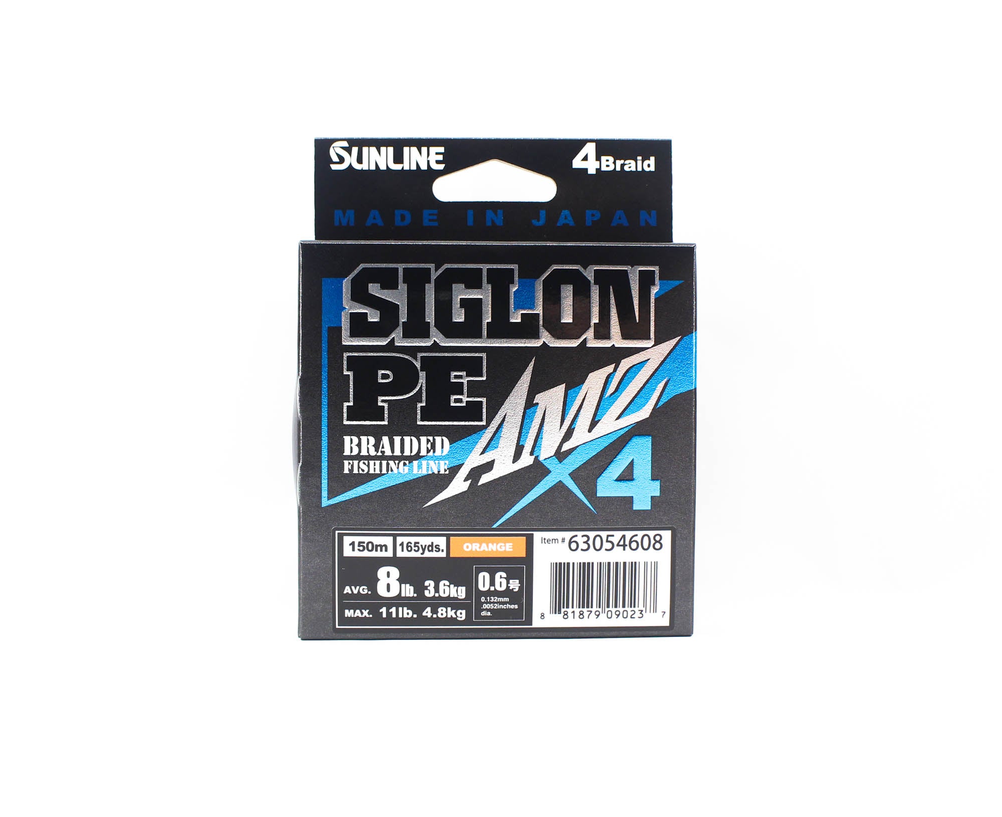 Sunline P.E Line X4 Siglon AMZ 150M P.E 0.6 8LB Orange (0237)