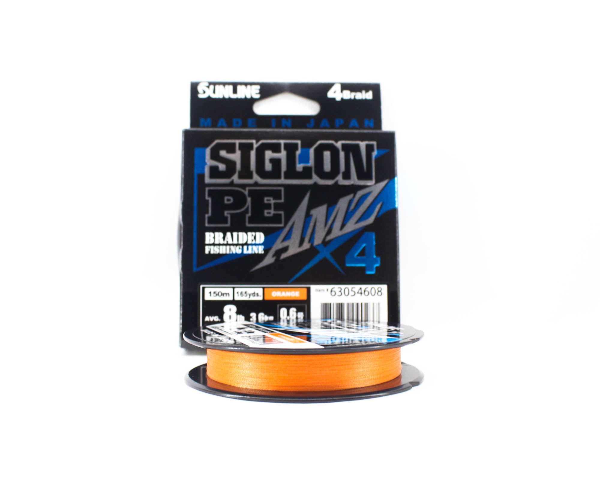 Sunline P.E Line X4 Siglon AMZ 150M P.E 0.6 8LB Orange (0237)