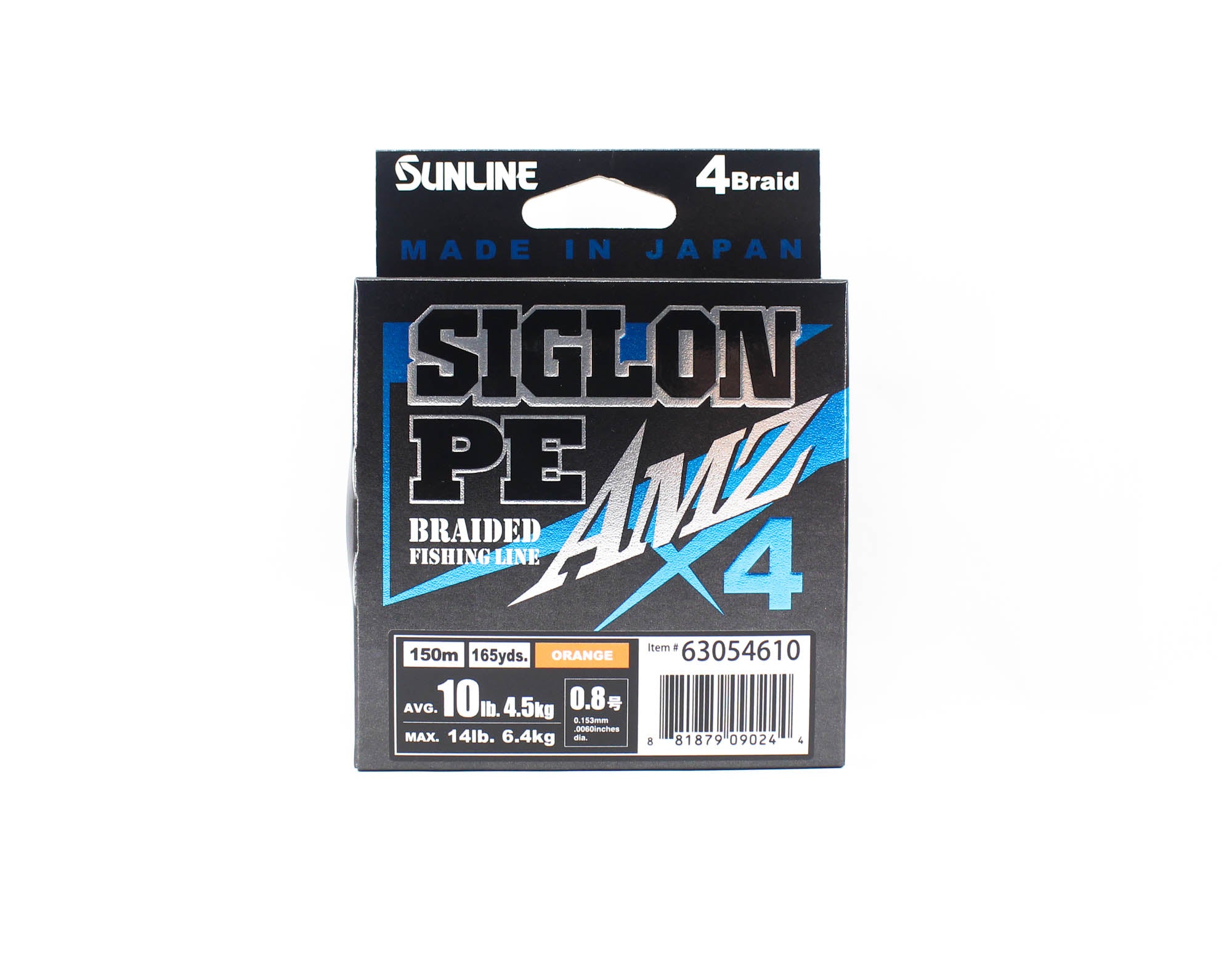 Sunline P.E Line X4 Siglon AMZ 150M P.E 0.8 10LB Orange (0244)