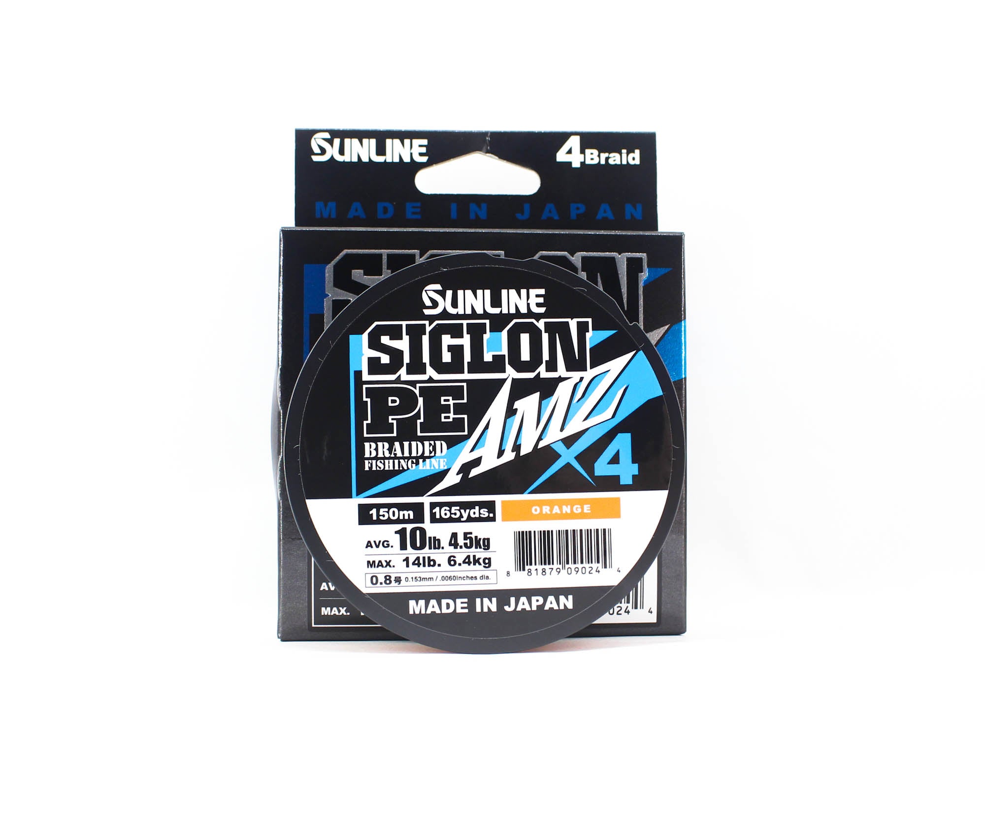 Sunline P.E Line X4 Siglon AMZ 150M P.E 0.8 10LB Orange (0244)