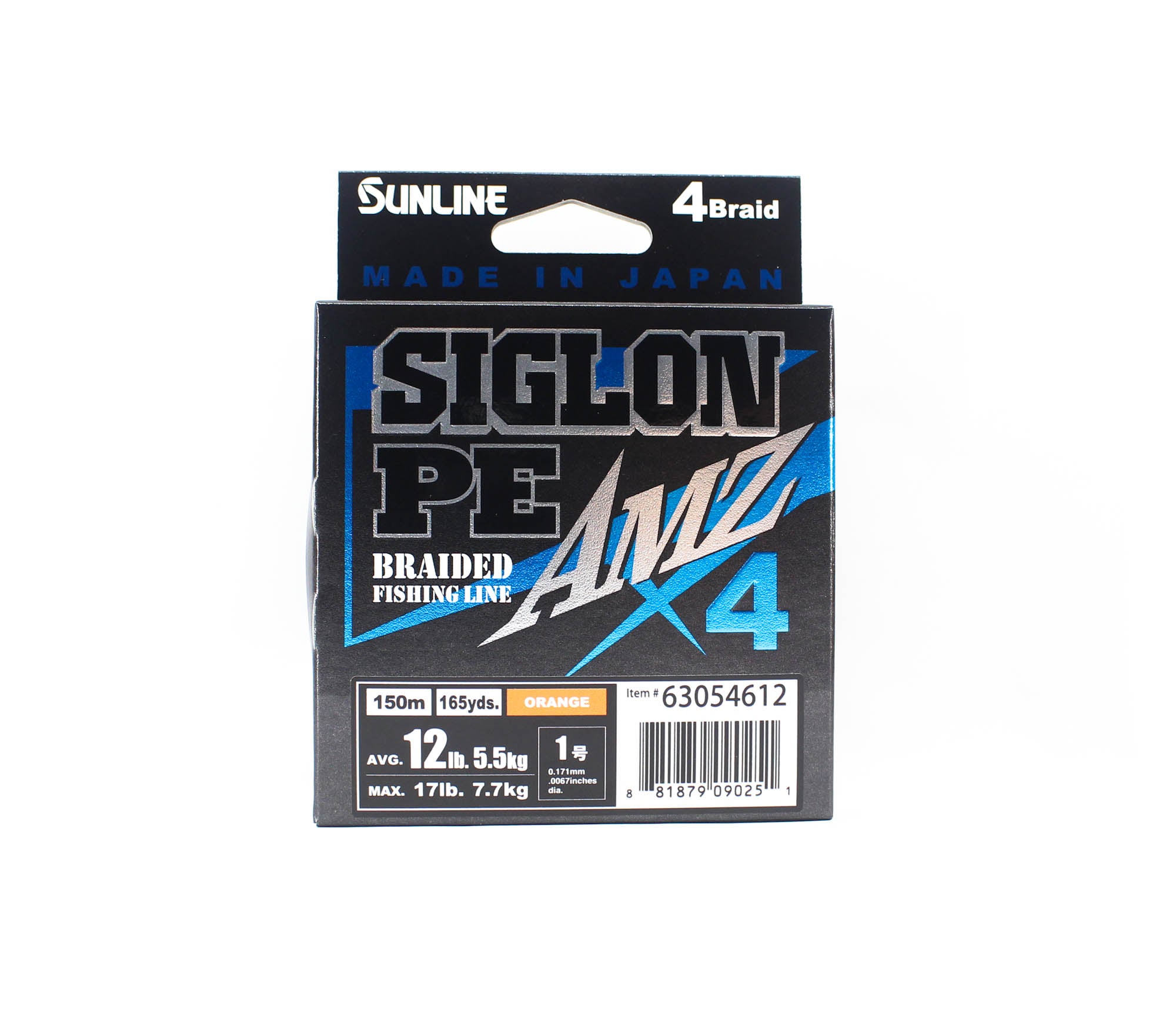 Sunline P.E Line X4 Siglon AMZ 150M P.E 1 12LB Orange (0251)