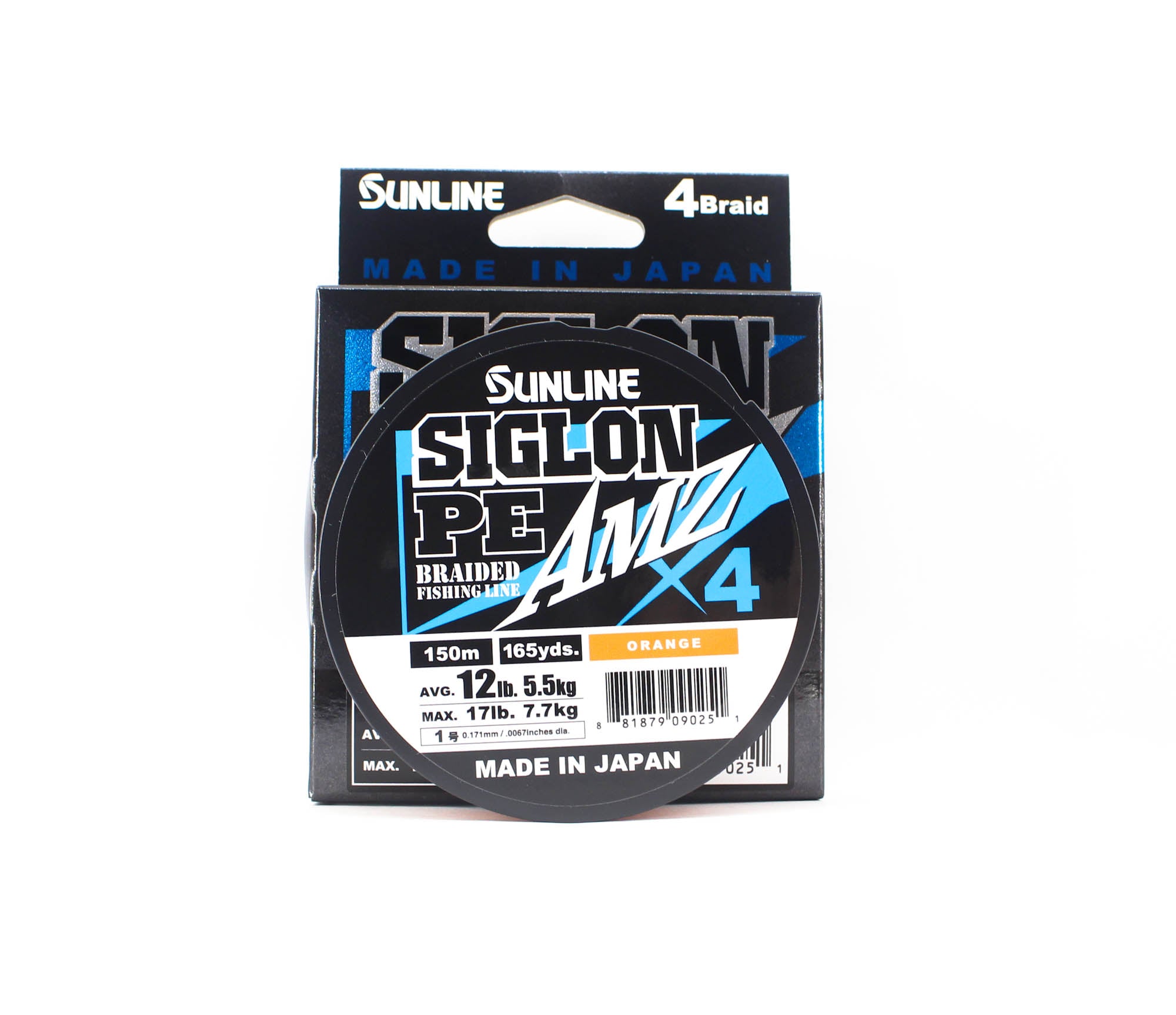 Sunline P.E Line X4 Siglon AMZ 150M P.E 1 12LB Orange (0251)