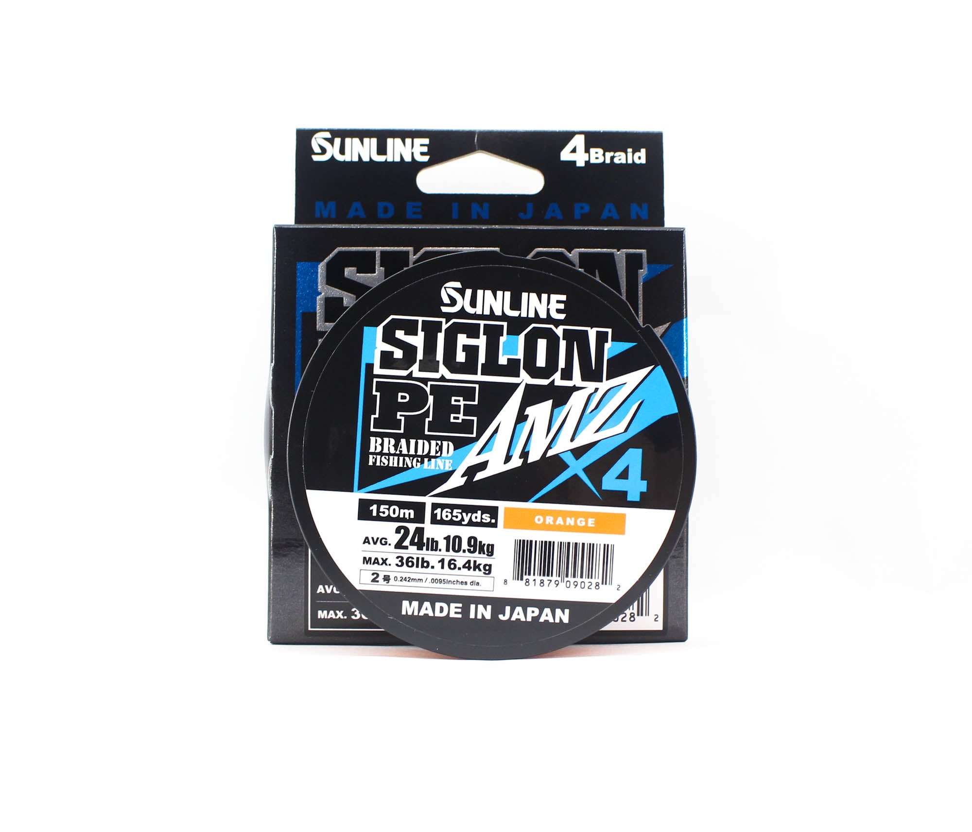 Sunline P.E Line X4 Siglon AMZ 150M P.E 2 24LB Orange (0282)
