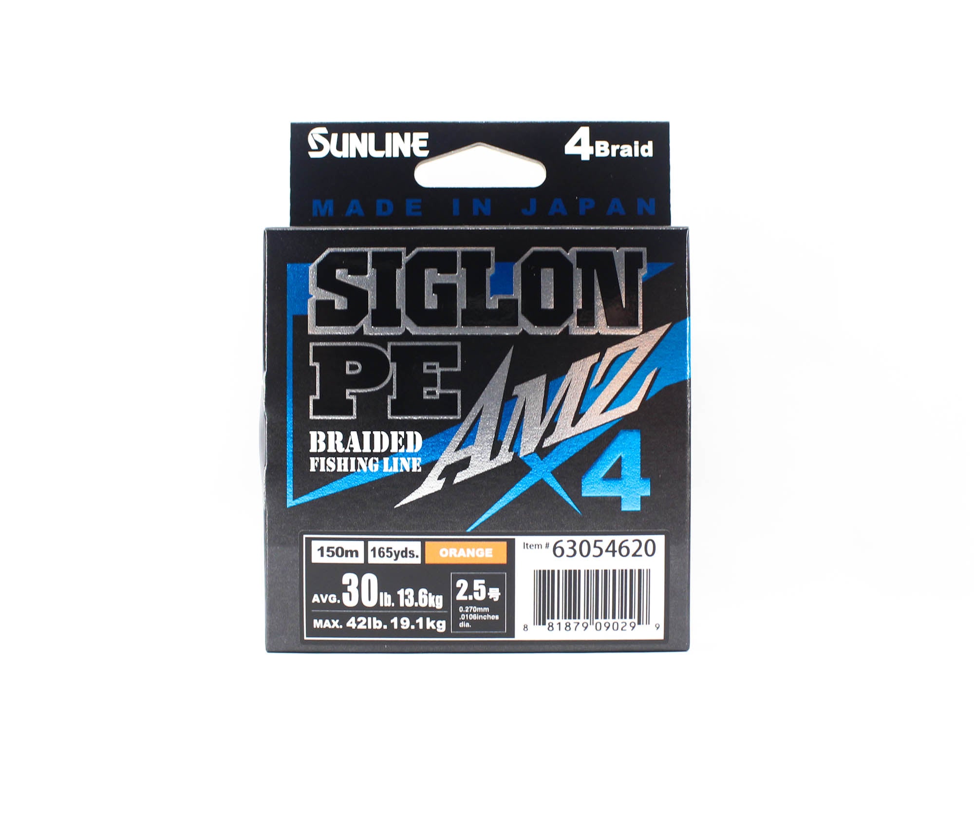 Sunline P.E Line X4 Siglon AMZ 150M P.E 2.5 30LB Orange (0299)