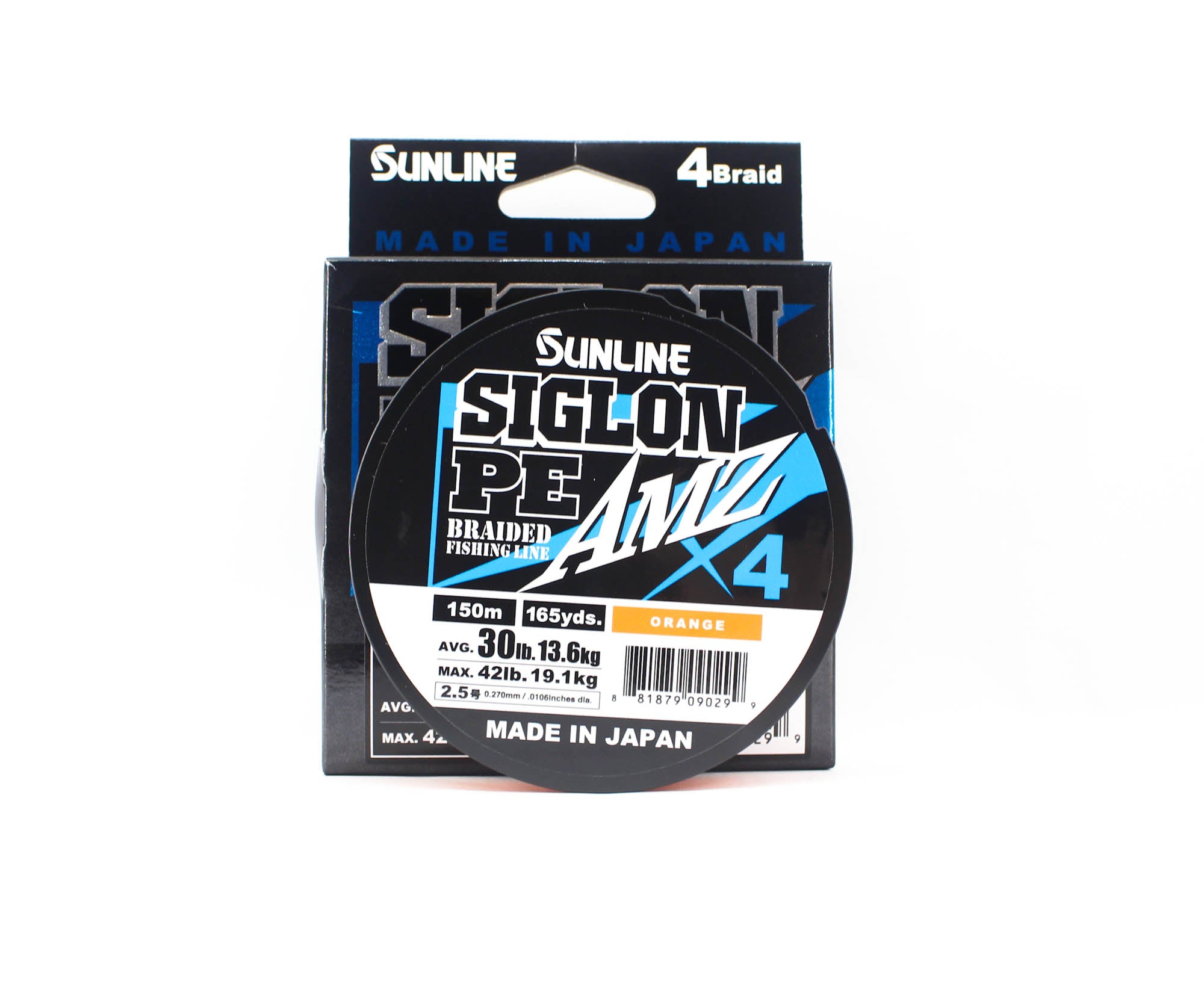 Sunline P.E Line X4 Siglon AMZ 150M P.E 2.5 30LB Orange (0299)