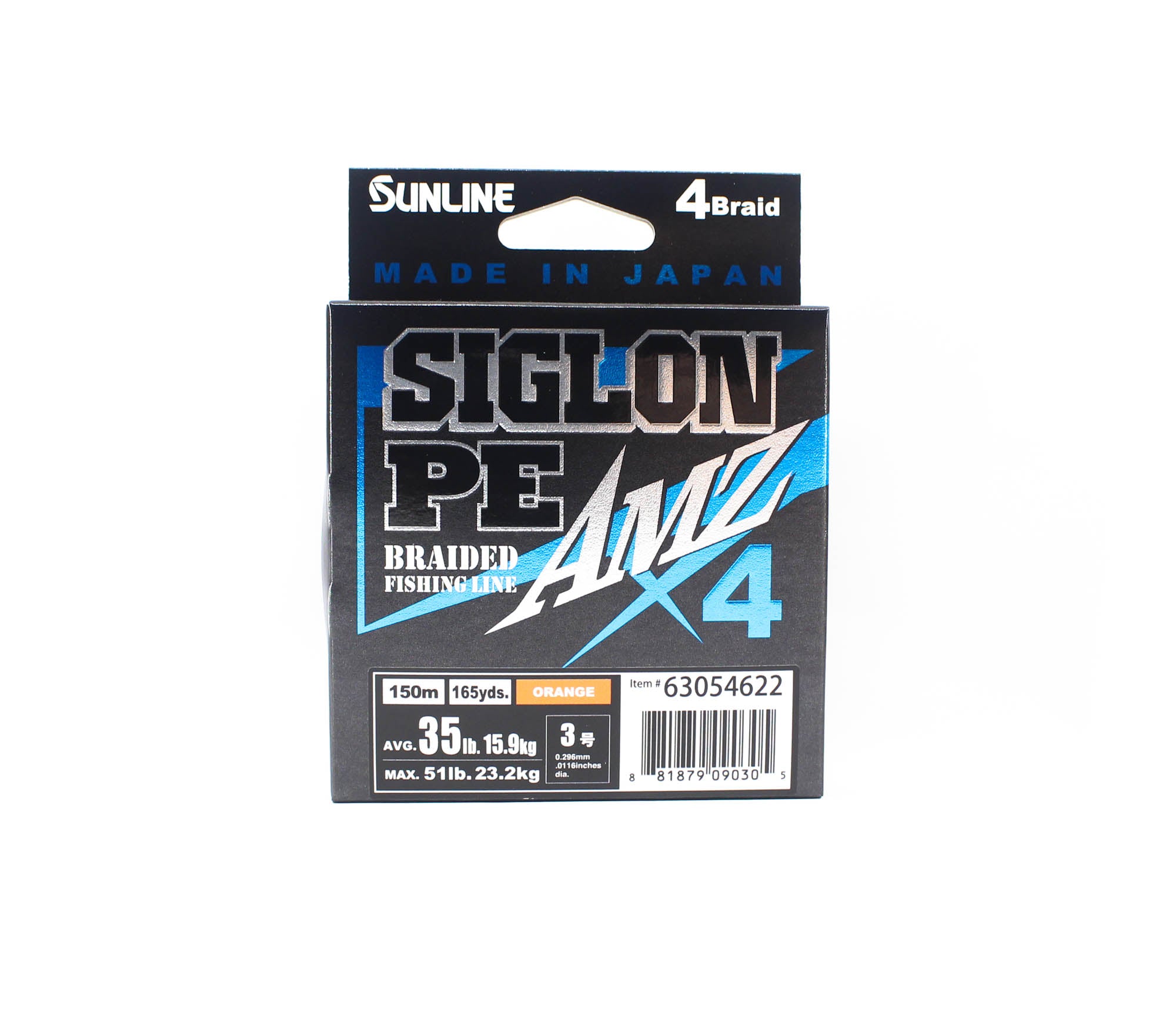 Sunline P.E Line X4 Siglon AMZ 150M P.E 3 35LB Orange (0305)