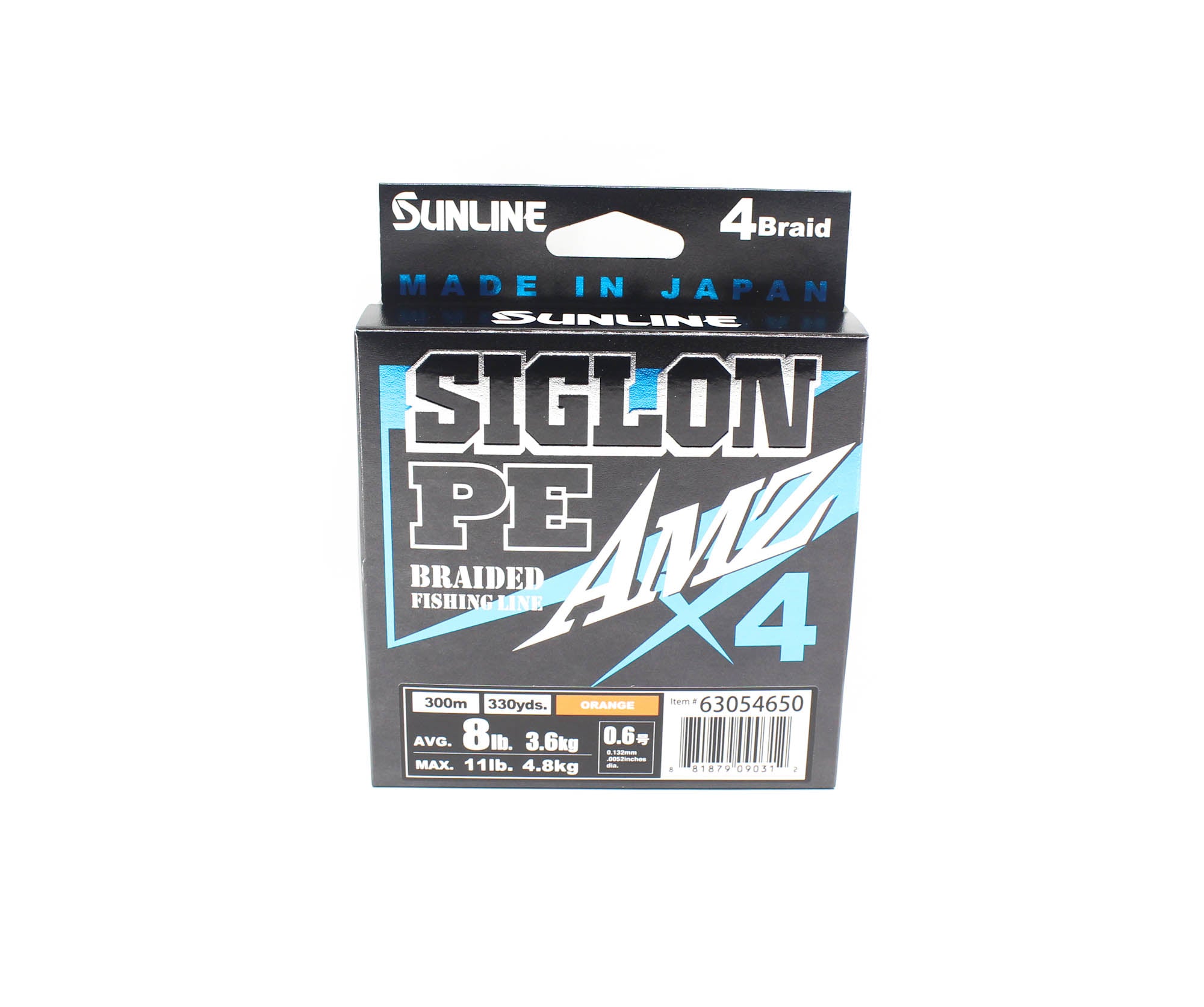 Sunline P.E Line X4 Siglon AMZ 300M P.E 0.6 8LB Orange (0312)
