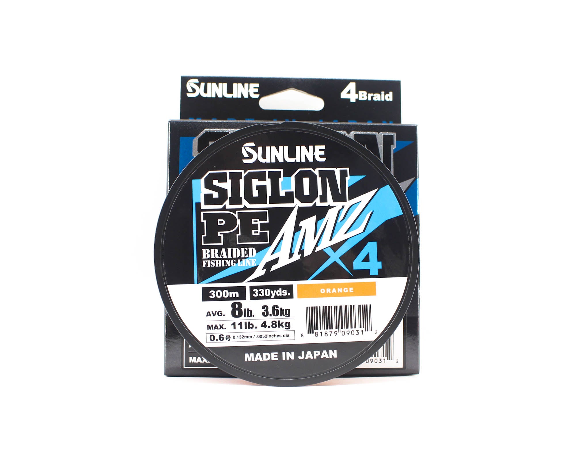 Sunline P.E Line X4 Siglon AMZ 300M P.E 0.6 8LB Orange (0312)
