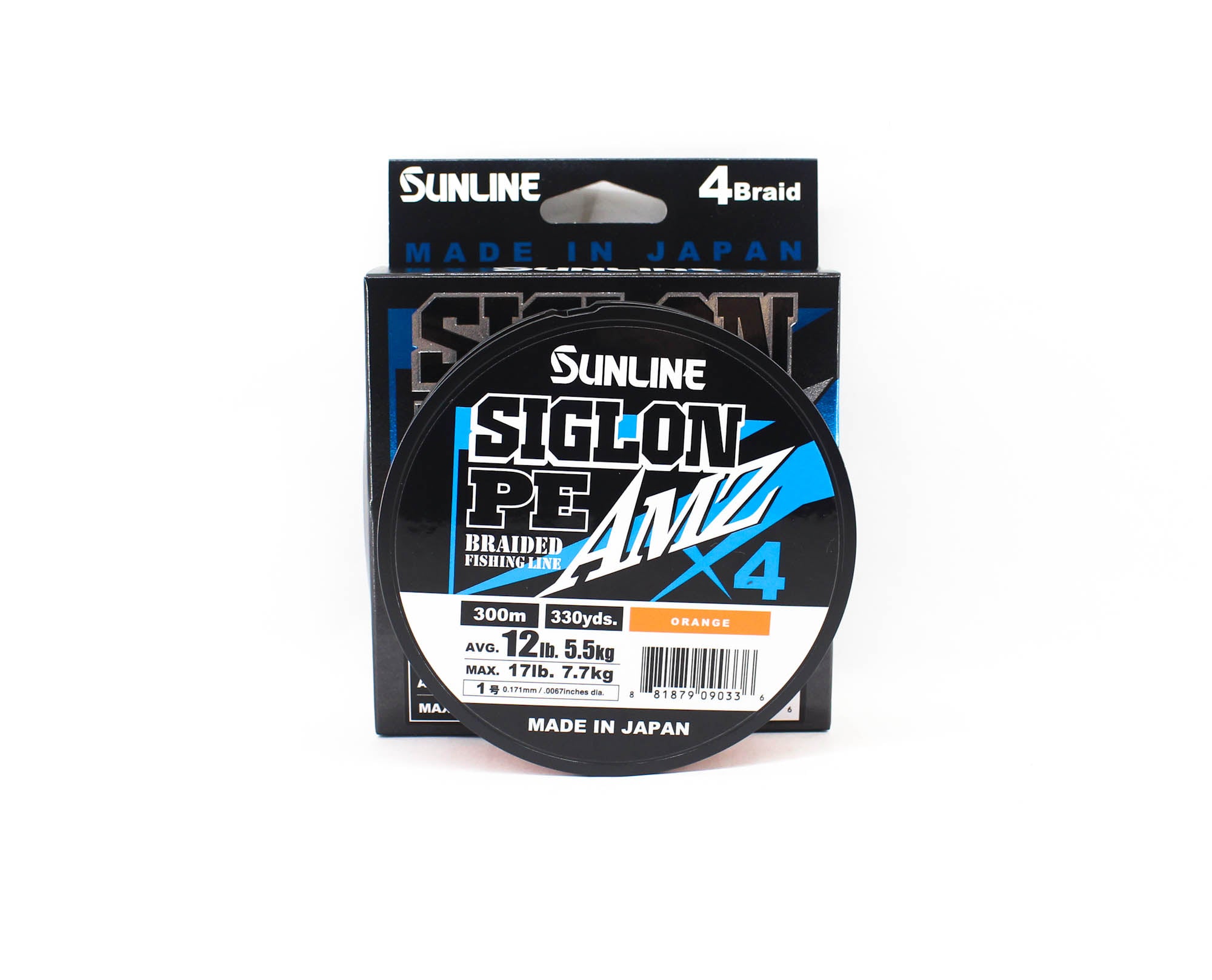 Sunline P.E Line X4 Siglon AMZ 300M P.E 1 12LB Orange (0336)