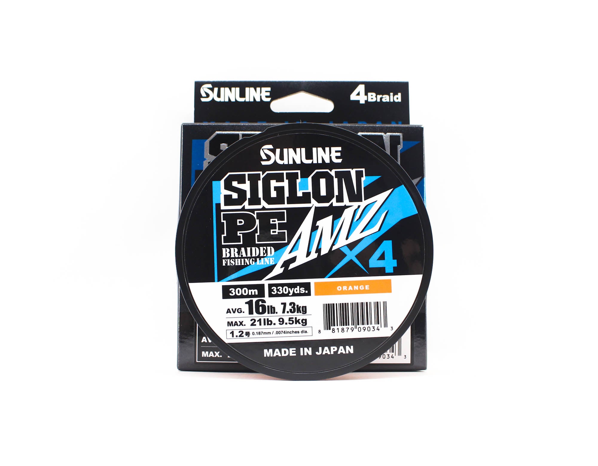 Sunline P.E Line X4 Siglon AMZ 300M P.E 1.2 16LB Orange (0343)