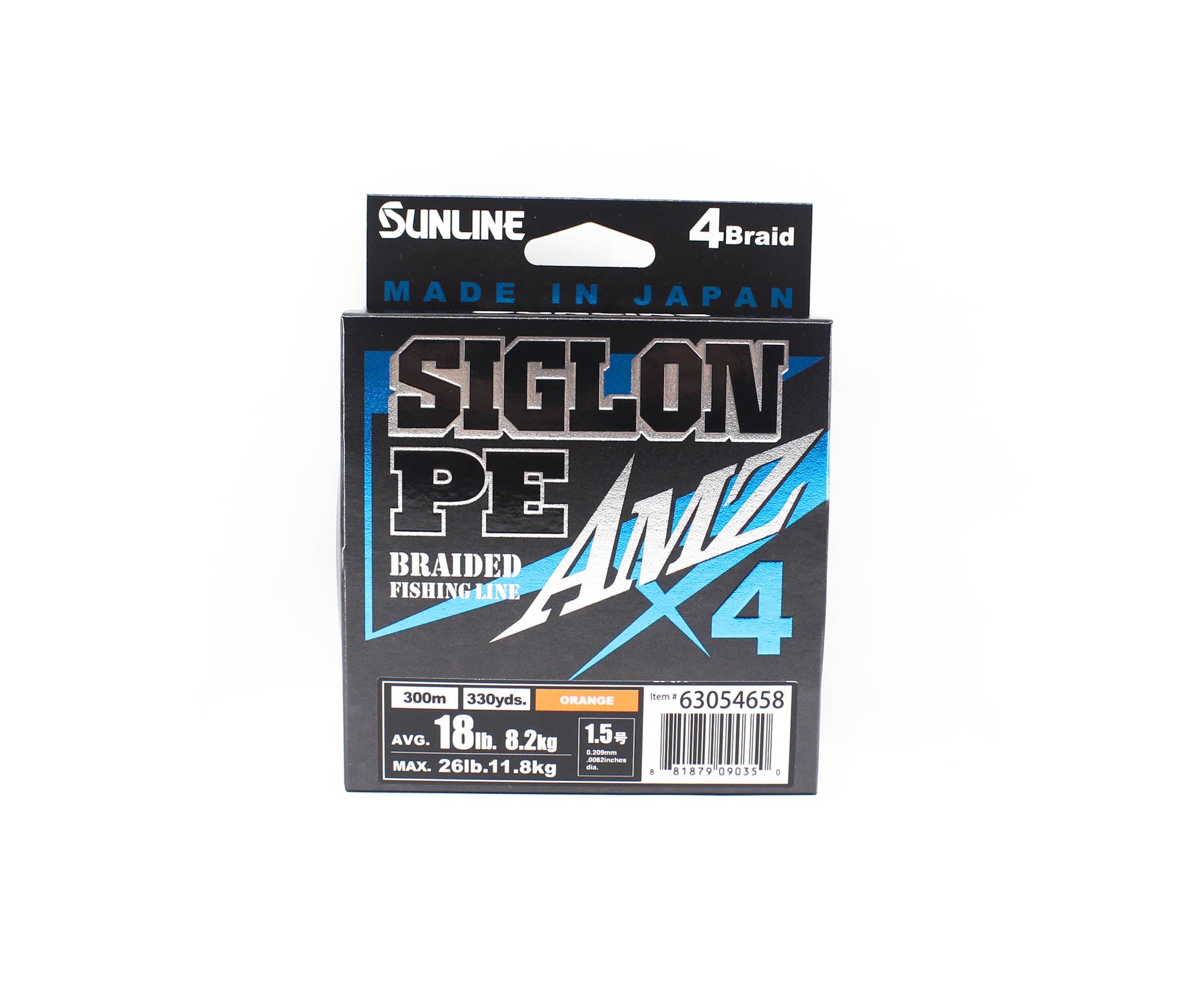 Sunline P.E Line X4 Siglon AMZ 300M P.E 1.5 18LB Orange (0350)