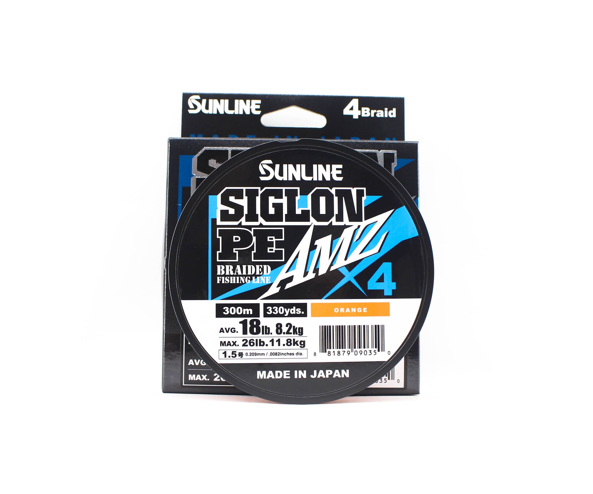 Sunline P.E Line X4 Siglon AMZ 300M P.E 1.5 18LB Orange (0350)