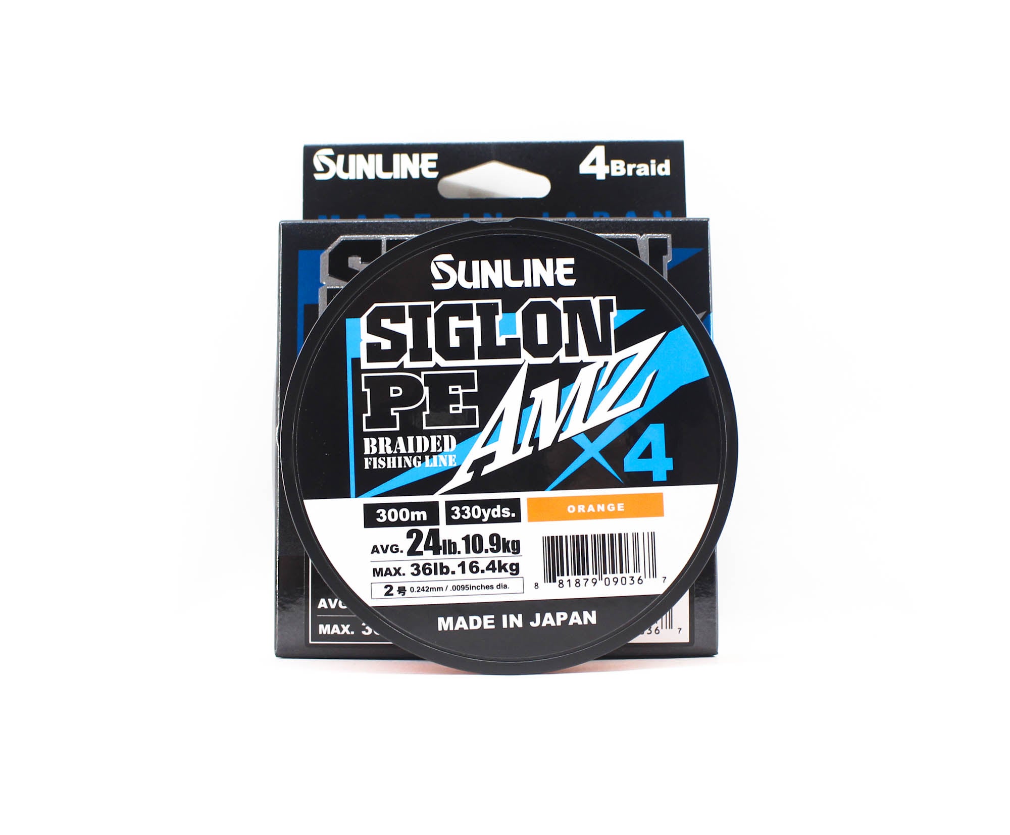 Sunline P.E Line X4 Siglon AMZ 300M P.E 2 24LB Orange (0367)