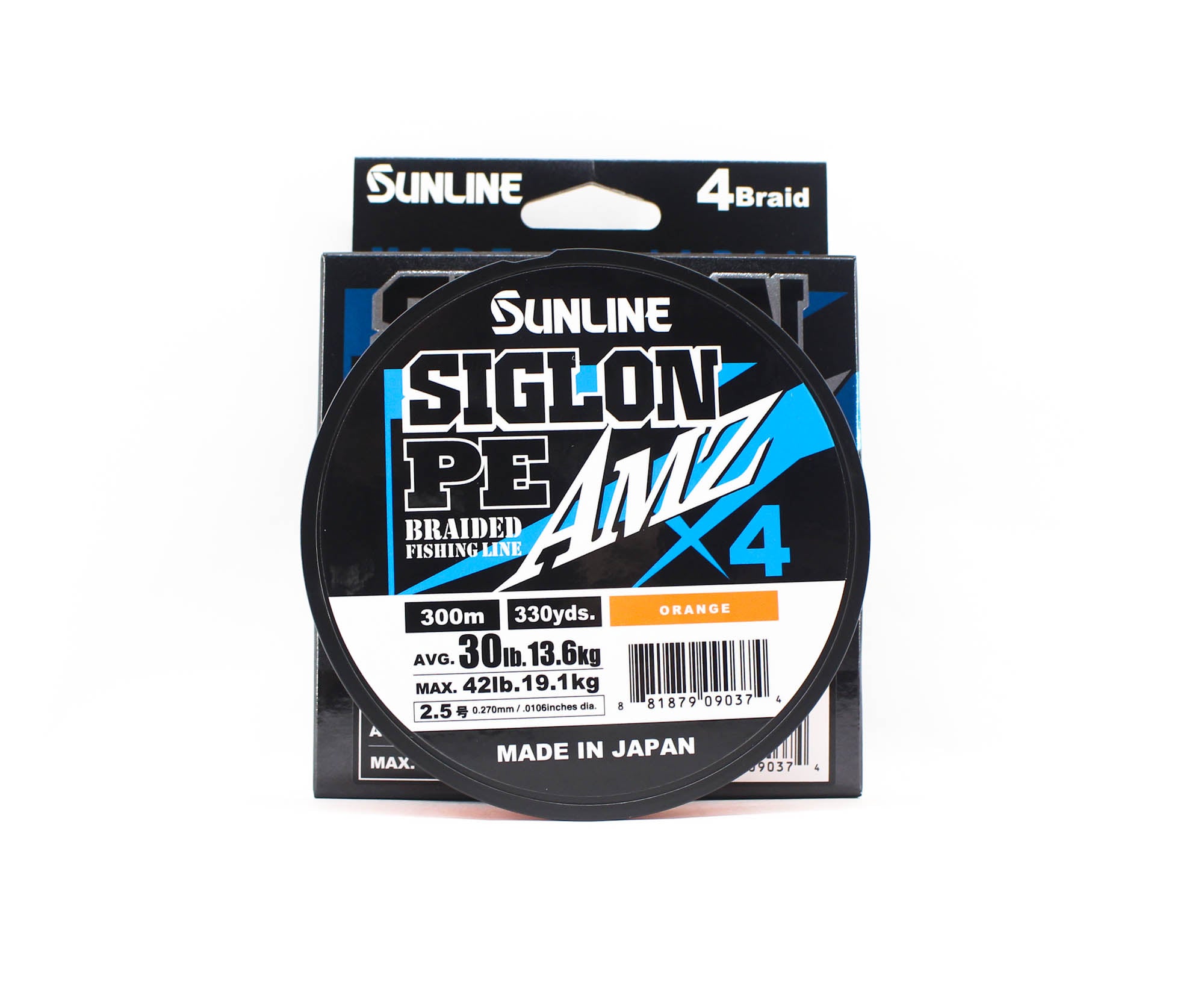 Sunline P.E Line X4 Siglon AMZ 300M P.E 2.5 30LB Orange (0374)