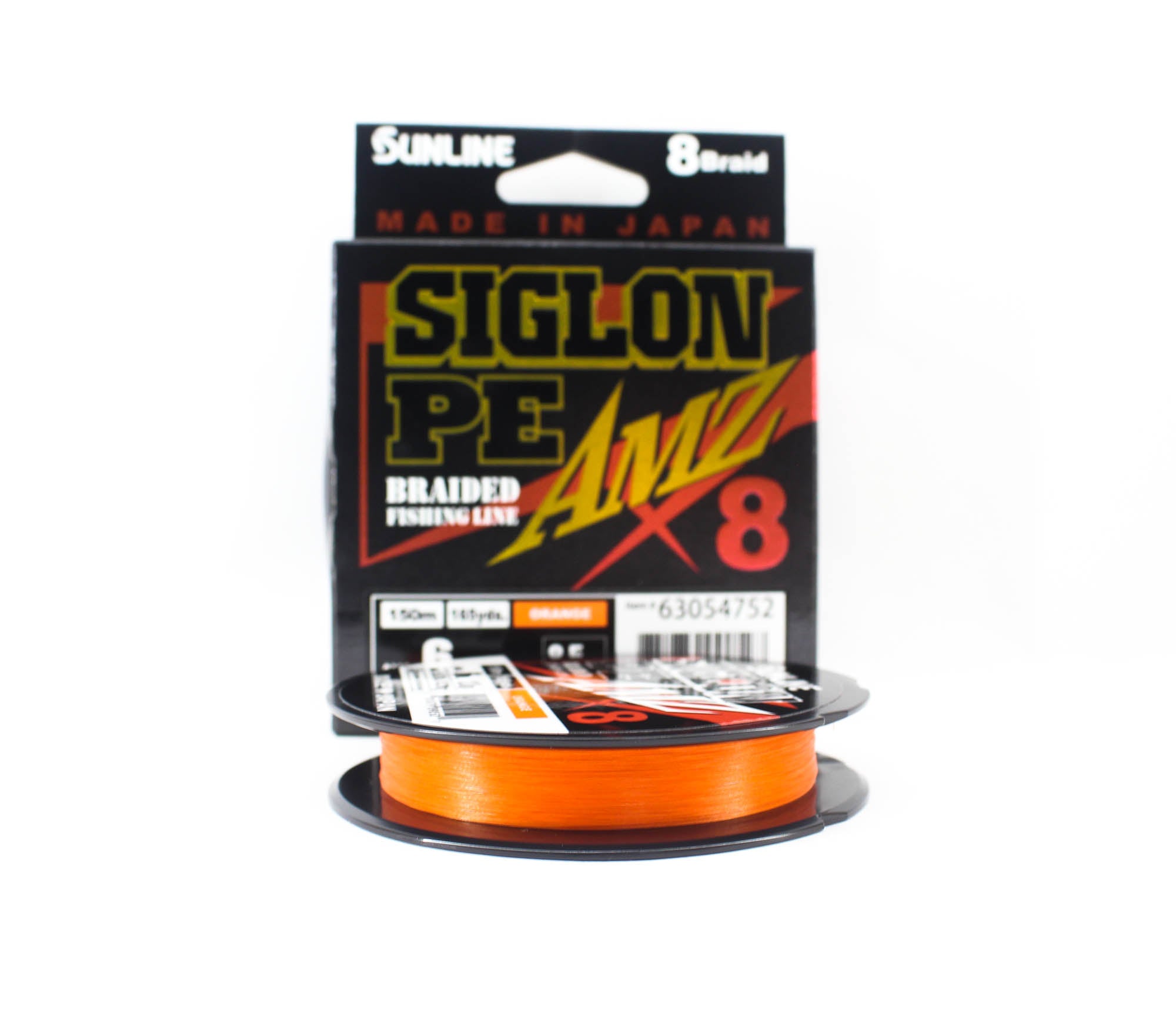 Sunline P.E Line X8 Siglon AMZ 150m P.E 0.5 6LB Orange (0527)