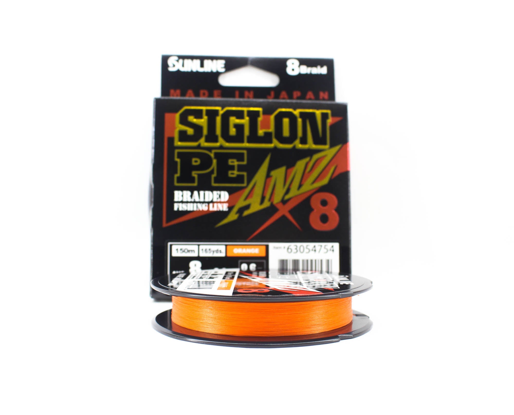 Sunline P.E Line X8 Siglon AMZ 150m P.E 0.6 8LB Orange (0534)
