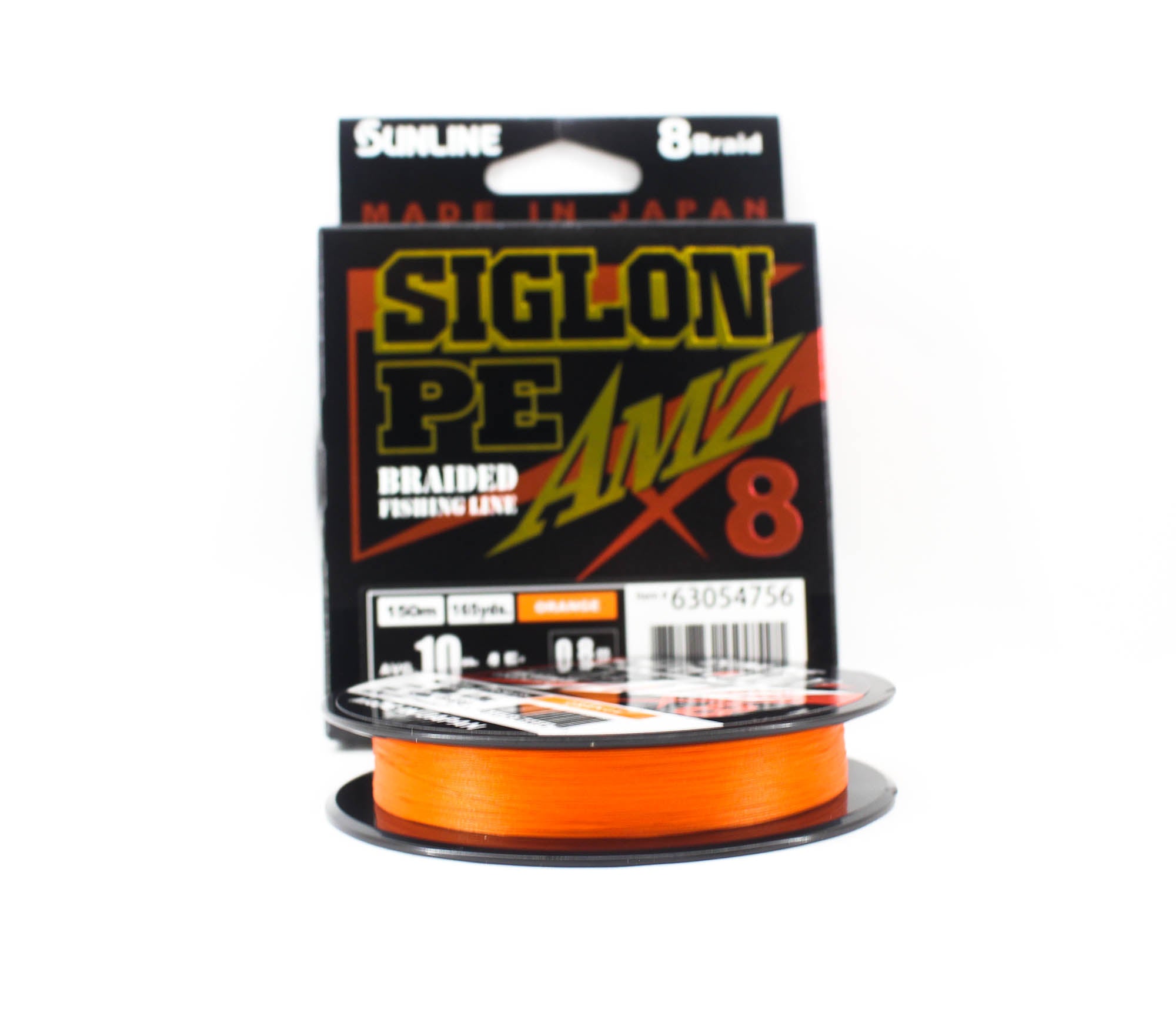 Sunline P.E Line X8 Siglon AMZ 150m P.E 0.8 10LB Orange (0541)