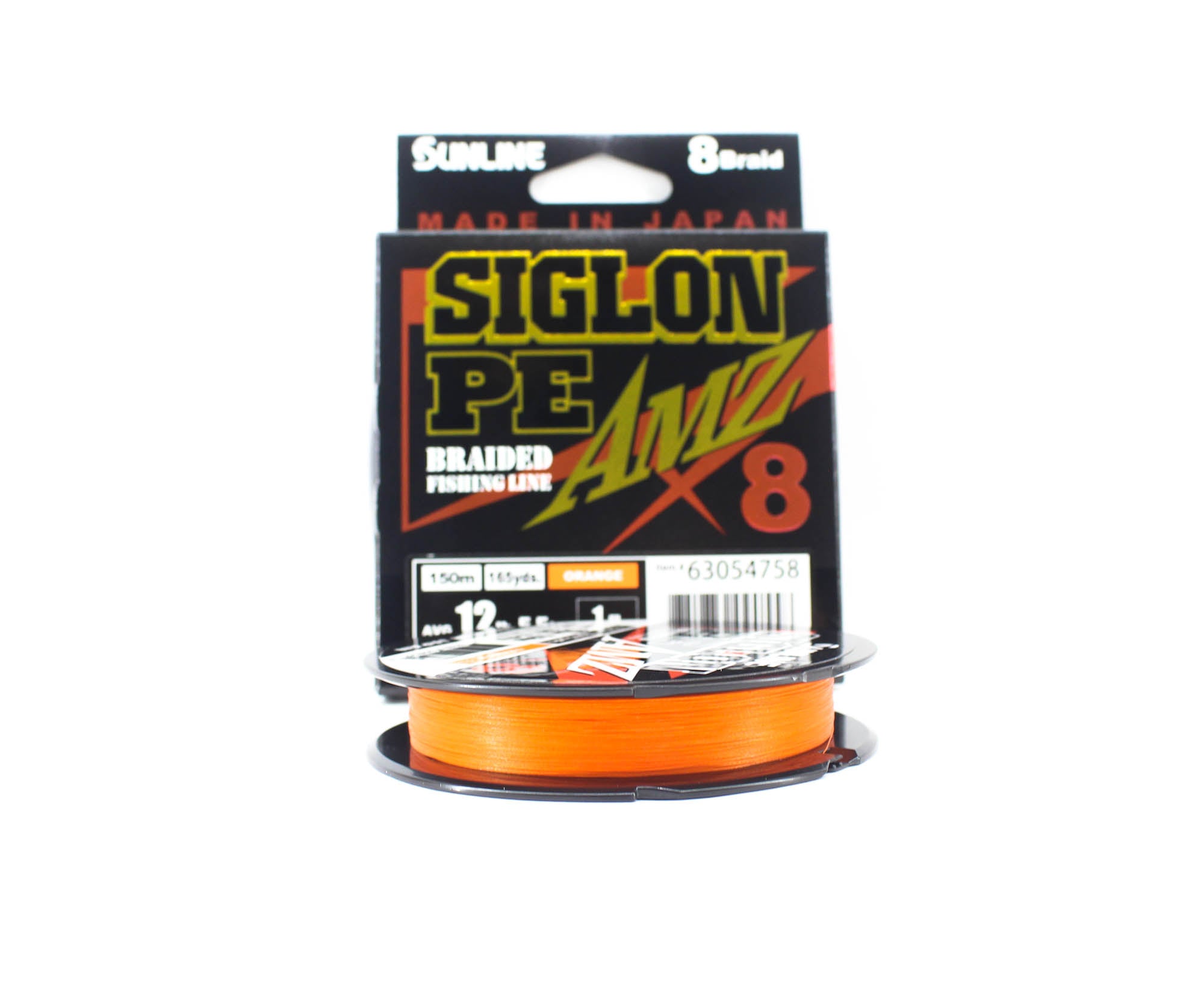 Sunline P.E Line X8 Siglon AMZ 150m P.E 1 12LB Orange (0558)