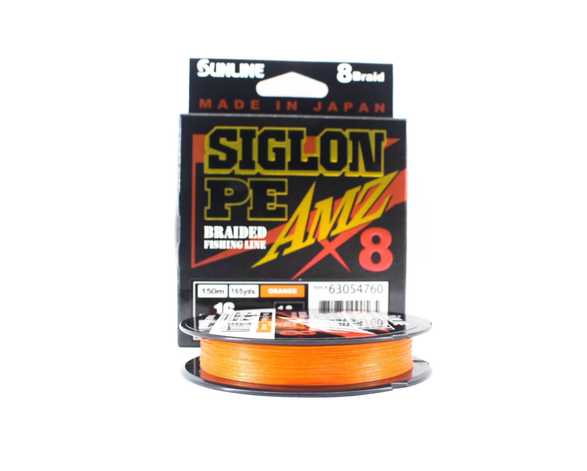 Sunline P.E Line X8 Siglon AMZ 150m P.E 1.2 16LB Orange (0565)