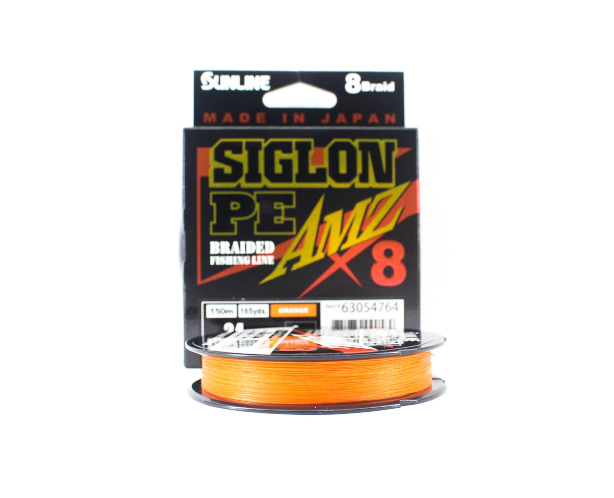 Sunline P.E Line X8 Siglon AMZ 150m P.E 2 24LB Orange (0589)