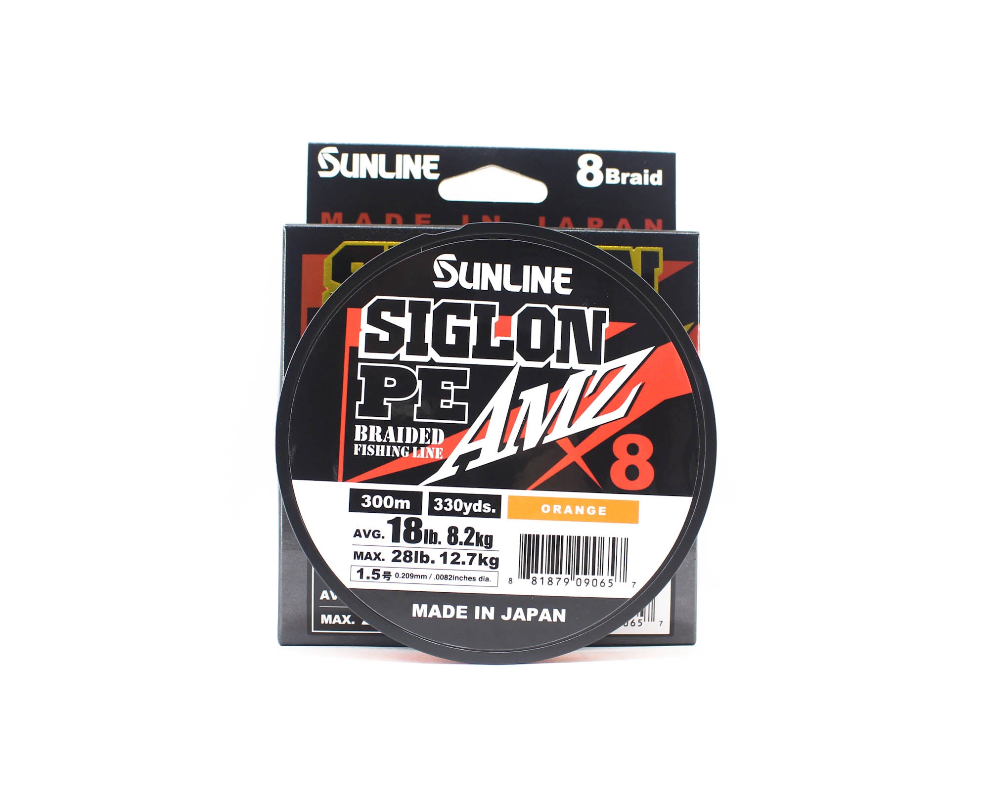 Sunline P.E Line X8 Siglon AMZ 300m P.E 1.5 18LB Orange (0657)