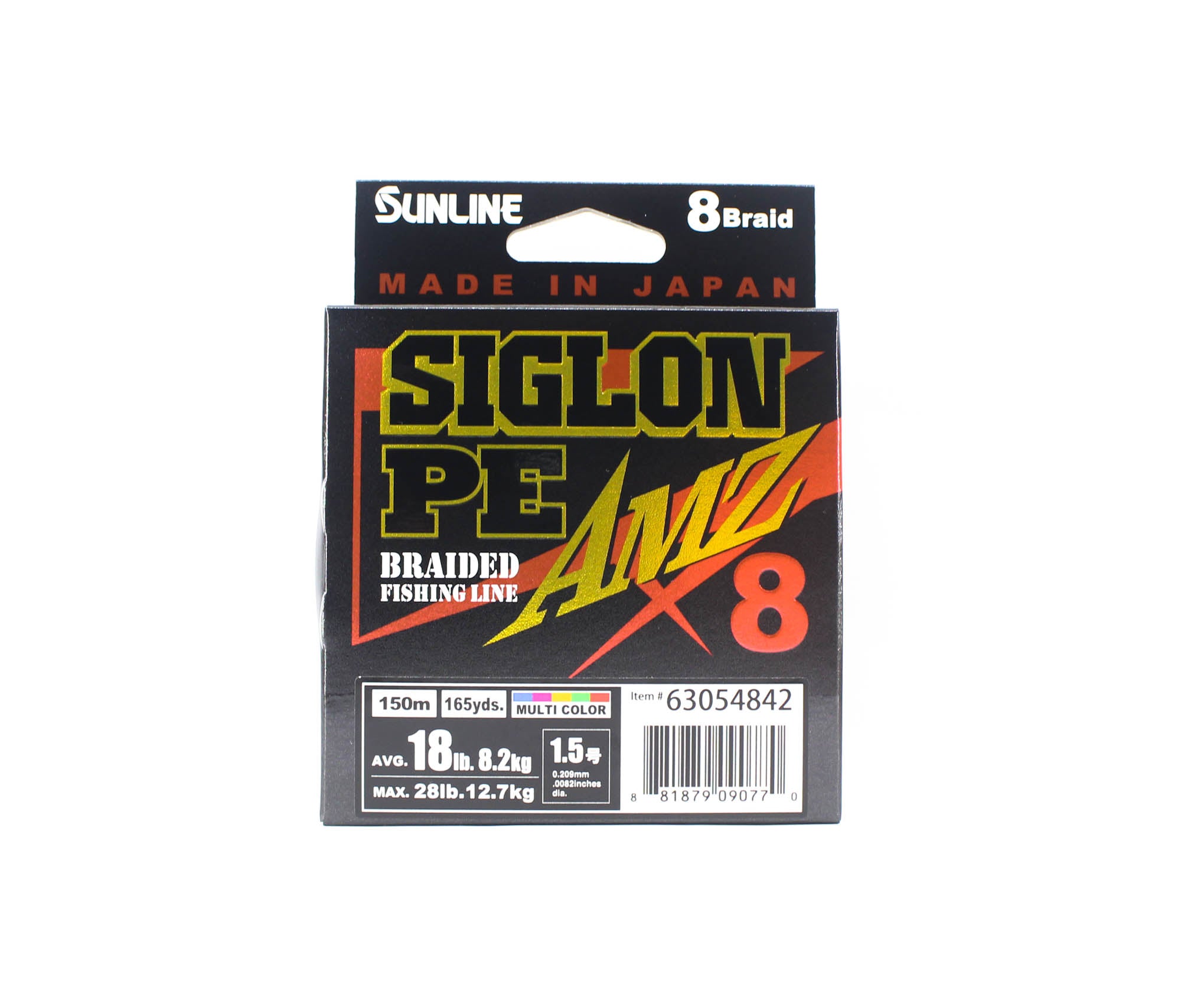 Sunline P.E Line X8 Siglon AMZ 150m P.E 1.5 18LB Multi (0770)