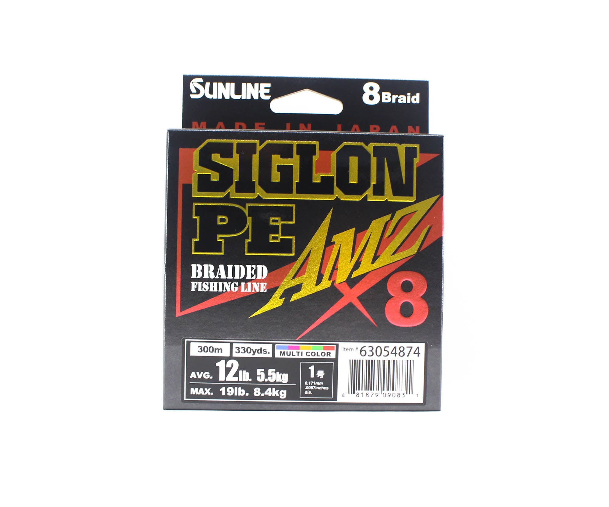 Sunline P.E Line X8 Siglon AMZ 300m P.E 1 12LB Multi (0831)