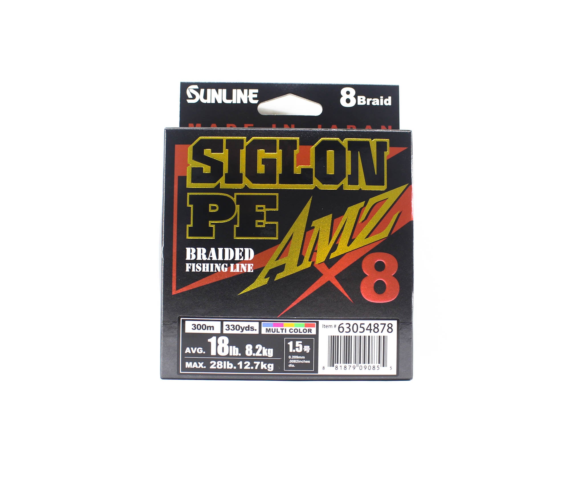 Sunline P.E Line X8 Siglon AMZ 300m P.E 1.5 18LB Multi (0855)
