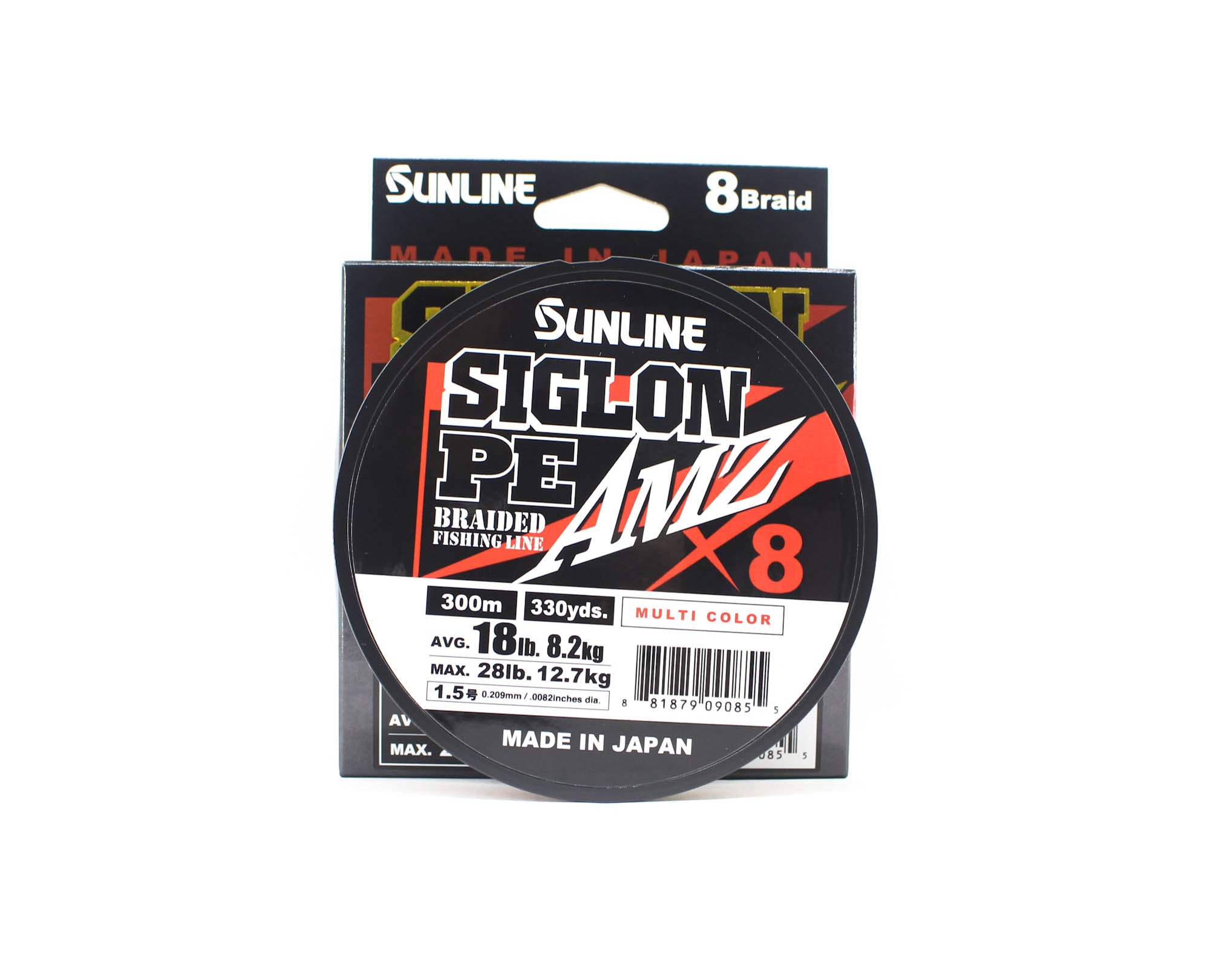Sunline P.E Line X8 Siglon AMZ 300m P.E 1.5 18LB Multi (0855)