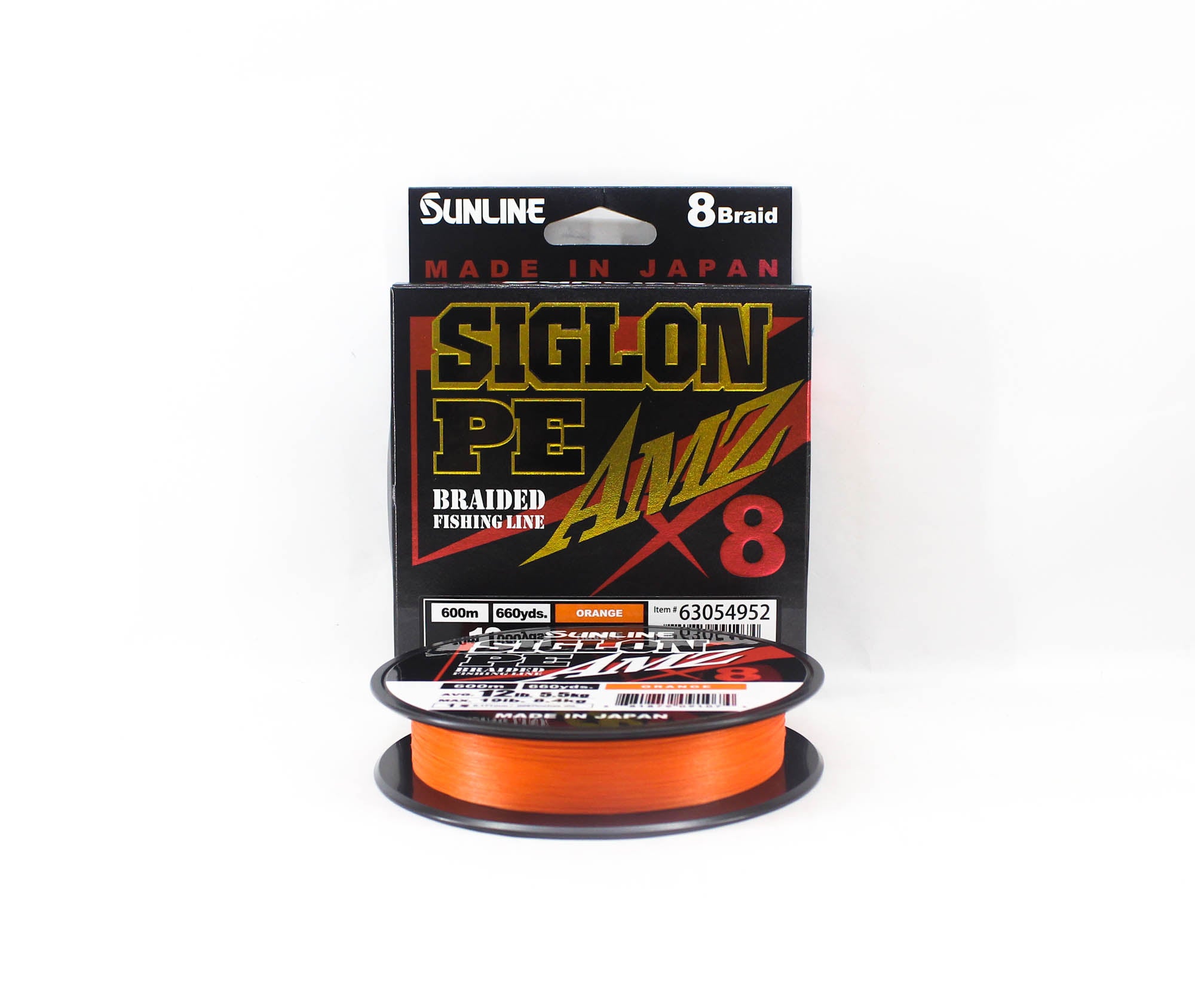Sunline P.E Line X8 Siglon AMZ 600m P.E 1 12LB Orange (1074)