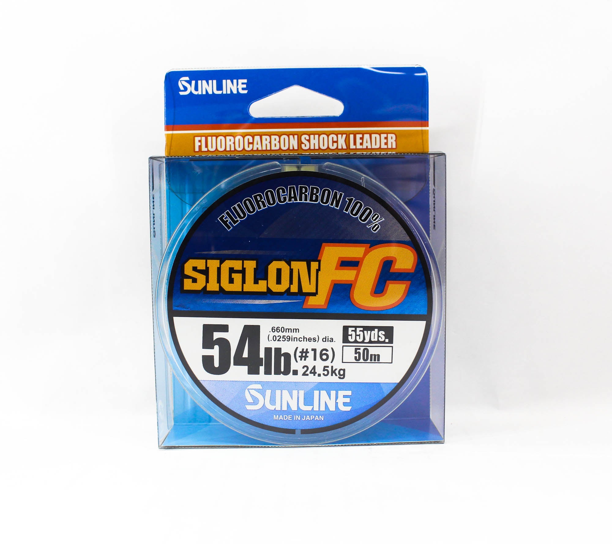 Sunline Fluorocarbon Leader Siglon FC 100% 50m 54lb Diameter 0.66mm (2033)