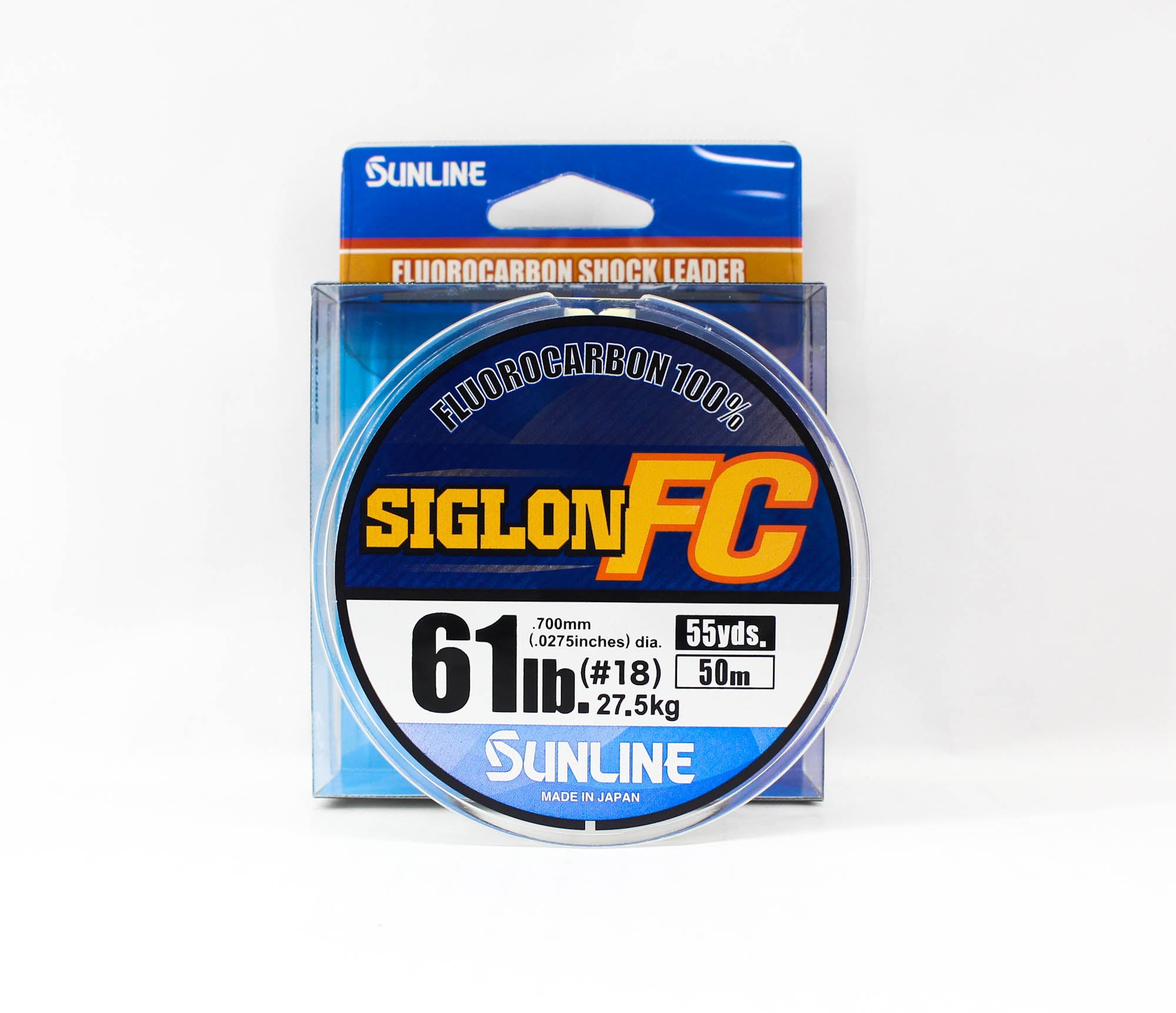Sunline Fluorocarbon Leader Siglon FC 100% 50m 61lb Diameter 0.7mm (2040)
