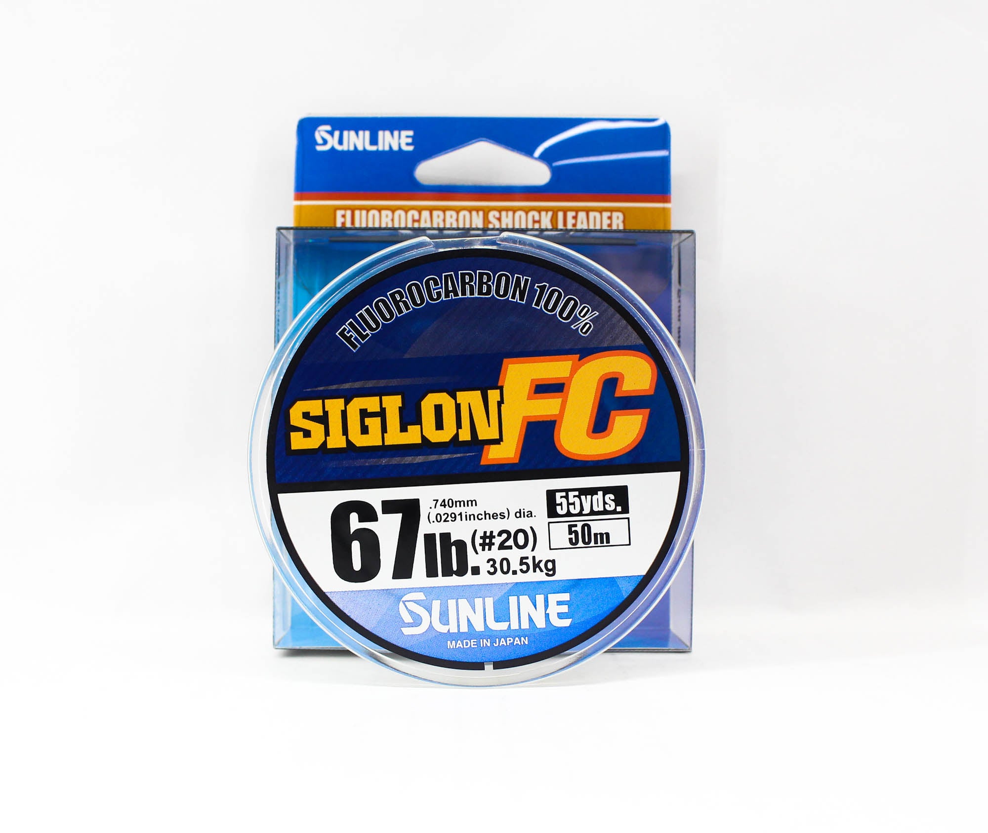 Sunline Fluorocarbon Leader Siglon FC 100% 50m 67lb Diameter 0.74mm (2057)