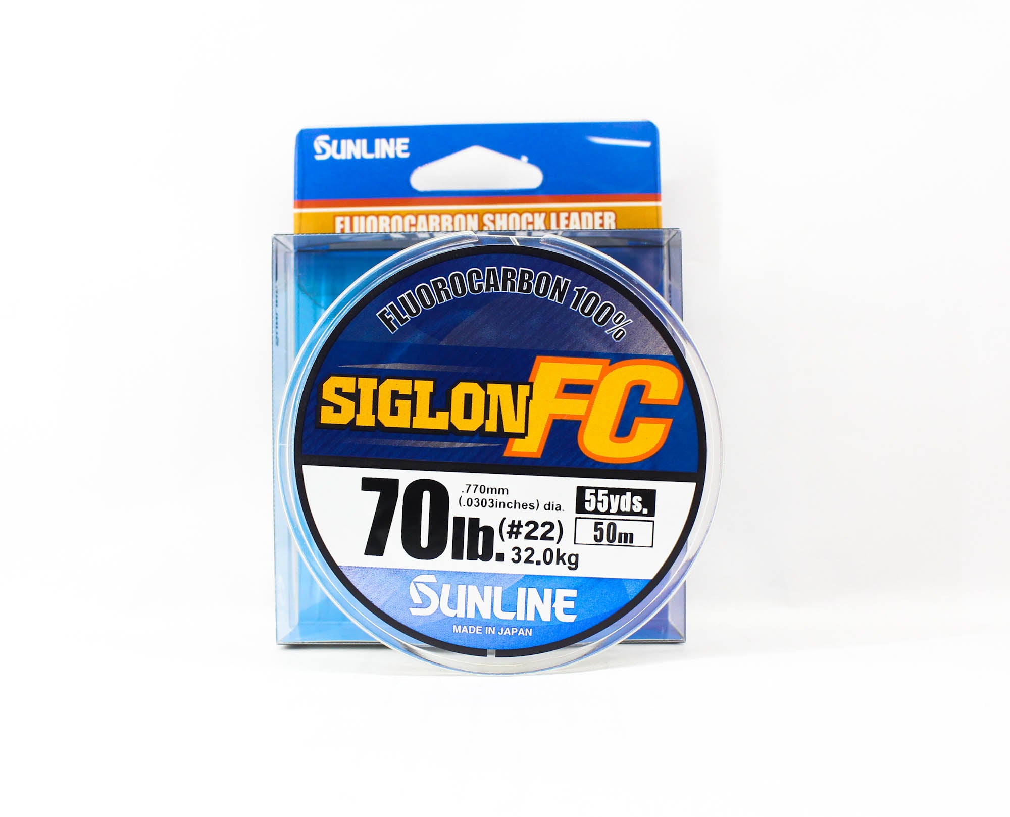 Sunline Fluorocarbon Leader Siglon FC 100% 50m 70lb Diameter 0.77mm (2064)