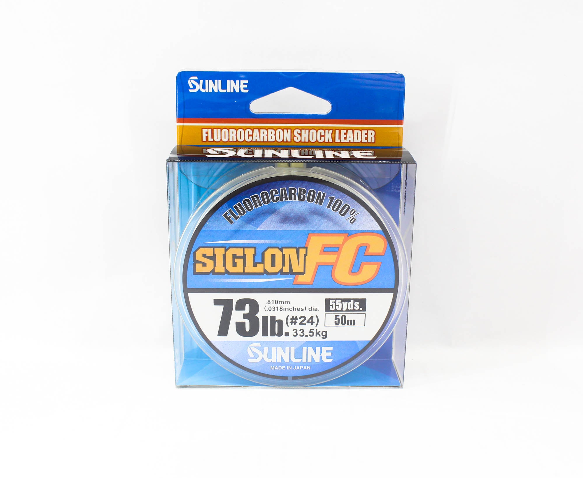 Sunline Fluorocarbon Leader Siglon FC 100% 50m 73lb Diameter 0.81mm (2071)