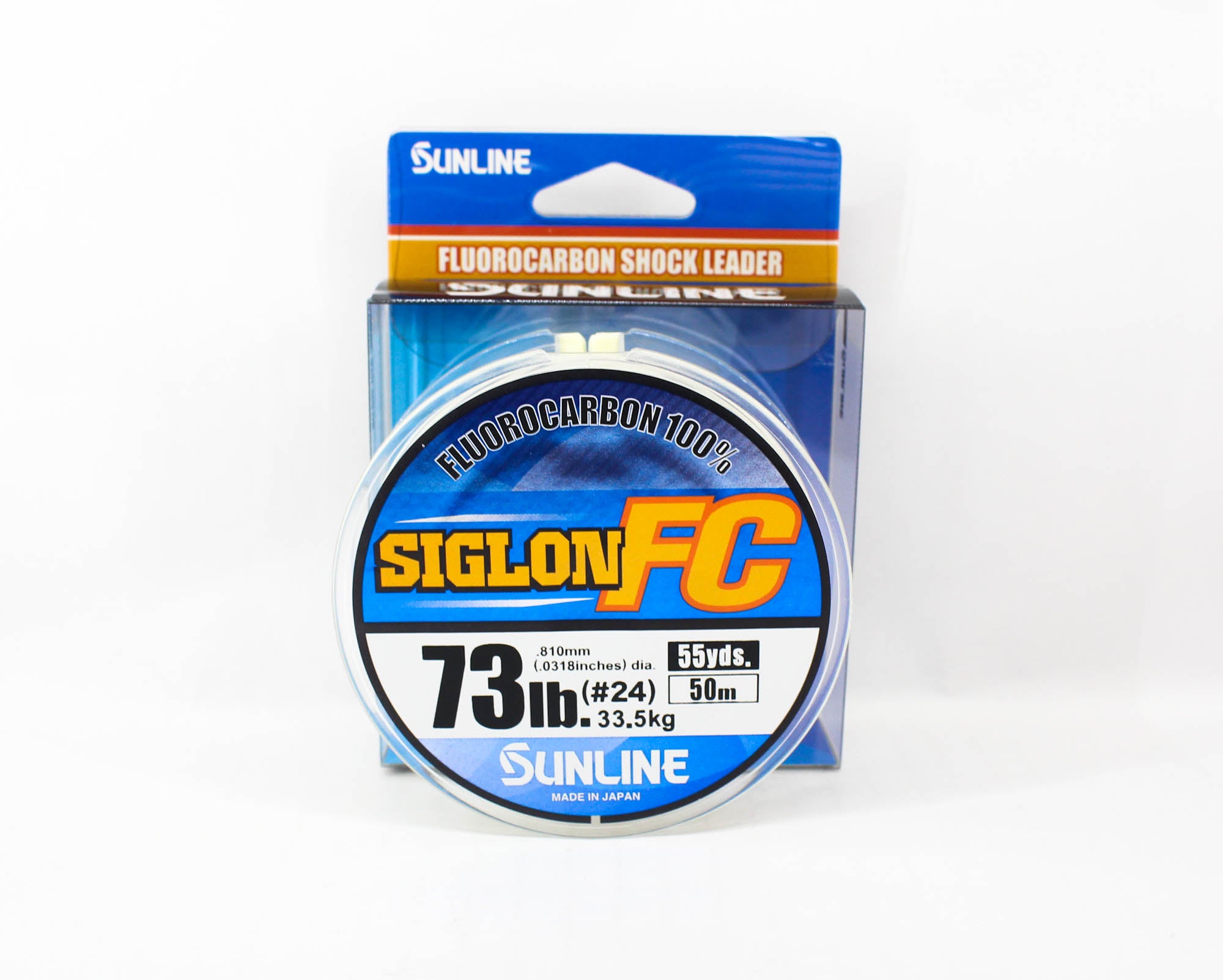 Sunline Fluorocarbon Leader Siglon FC 100% 50m 73lb Diameter 0.81mm (2071)