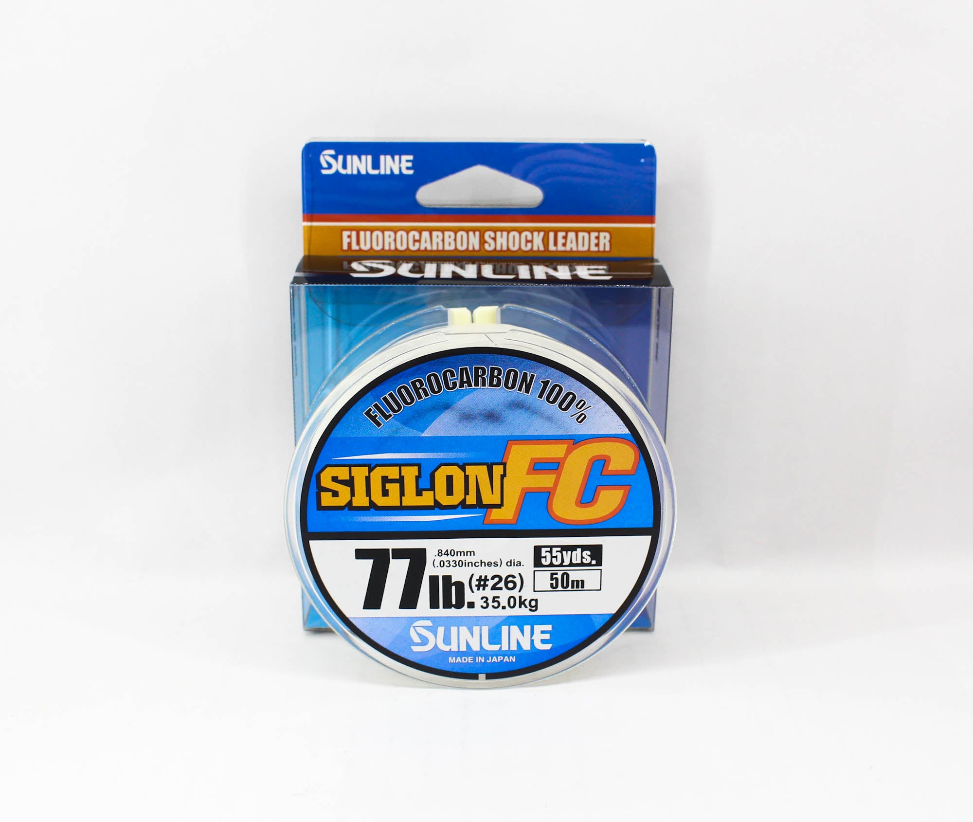 Sunline Fluorocarbon Leader Siglon FC 100% 50m 77lb Diameter 0.84mm (2088)