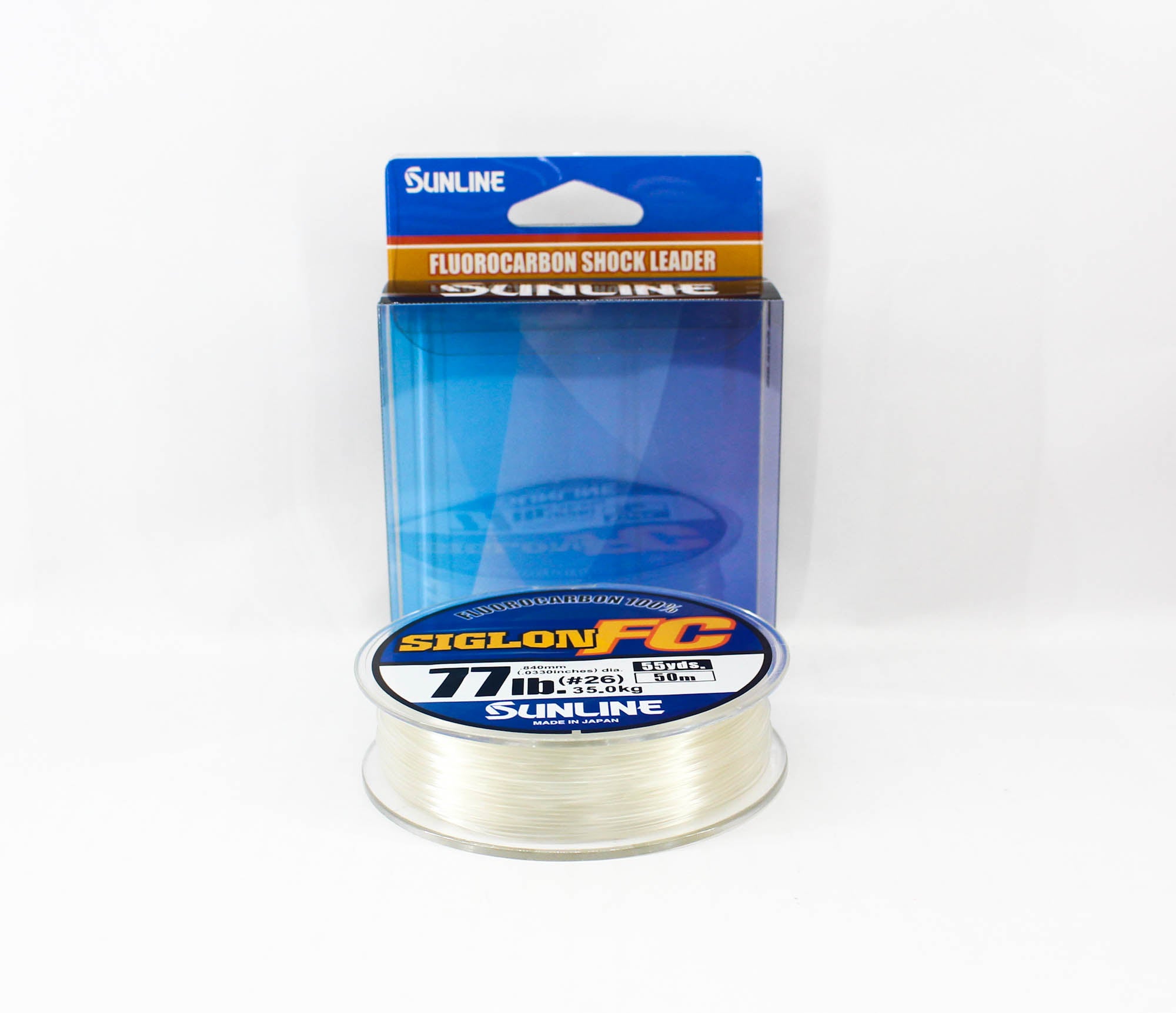 Sunline Fluorocarbon Leader Siglon FC 100% 50m 77lb Diameter 0.84mm (2088)
