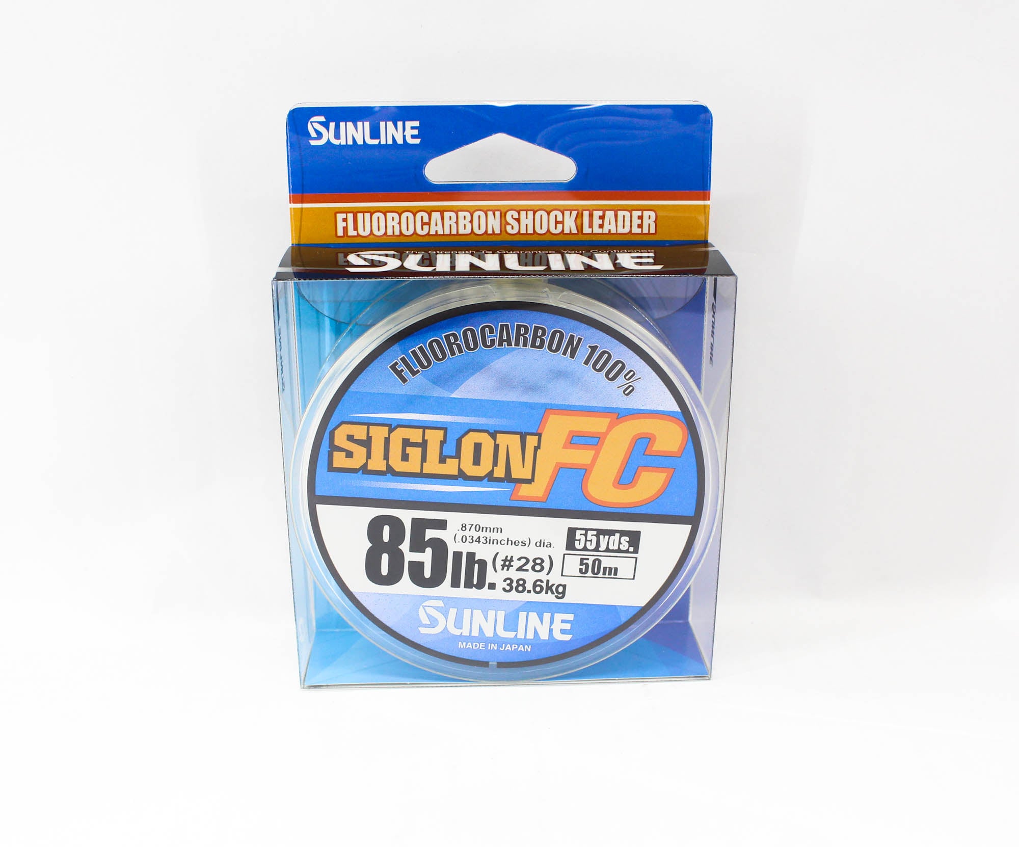 Sunline Fluorocarbon Leader Siglon FC 100% 50m 85lb Diameter 0.87mm (2095)