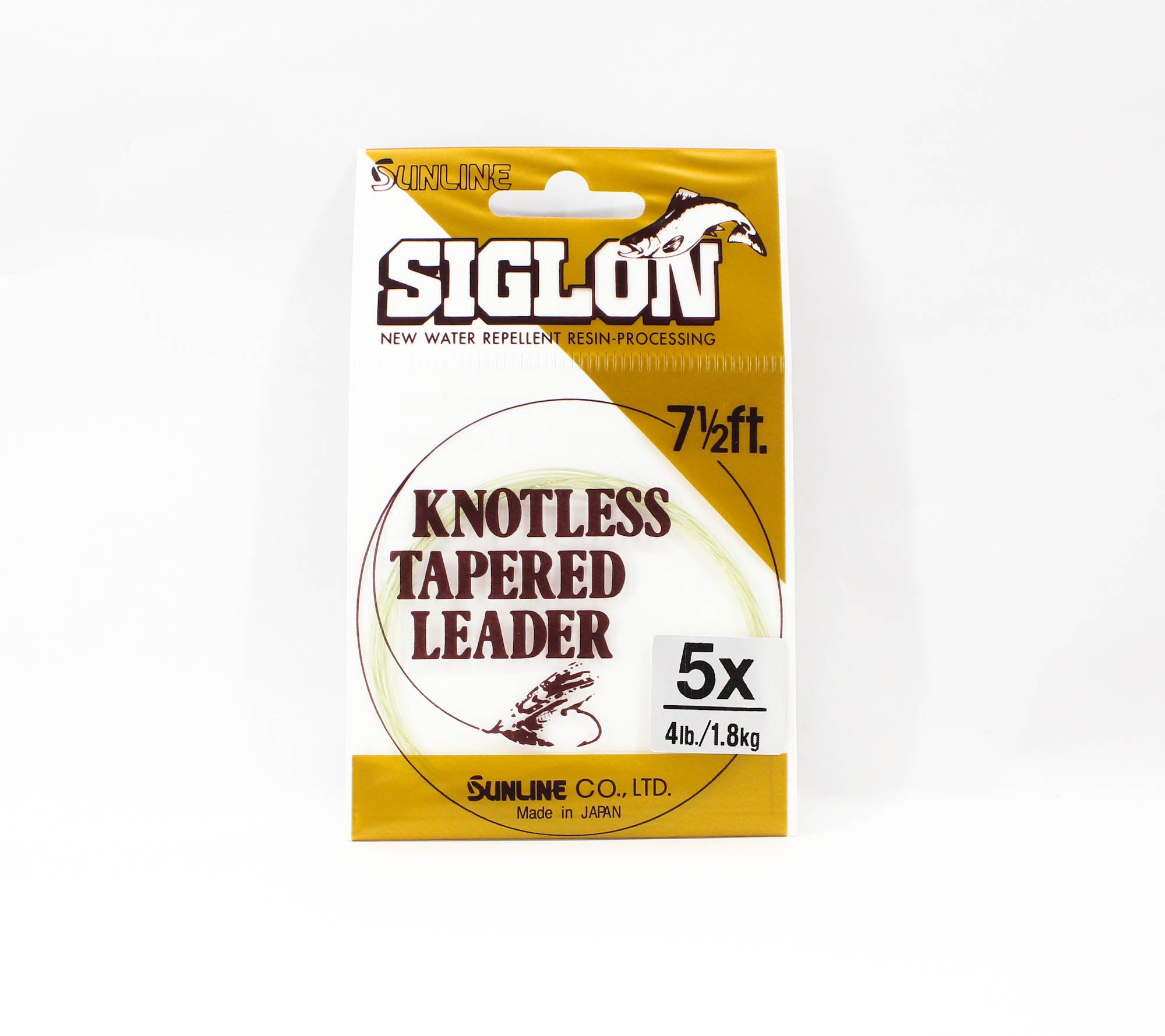 Sunline Tapered Leader Siglon Nylon 7.5 FT 5X (2279)