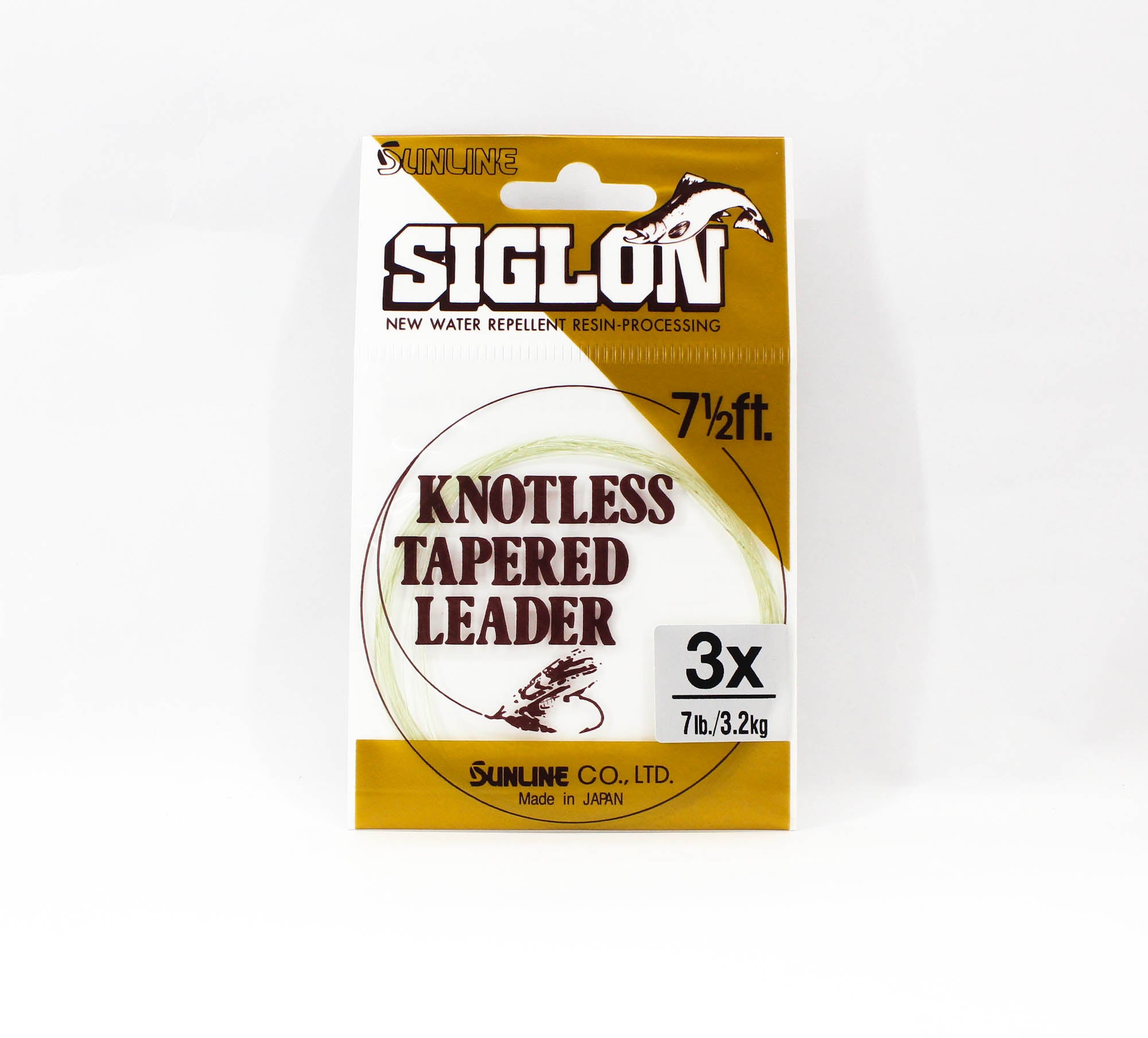 Sunline Tapered Leader Siglon Nylon 7.5 FT 3X (2293)