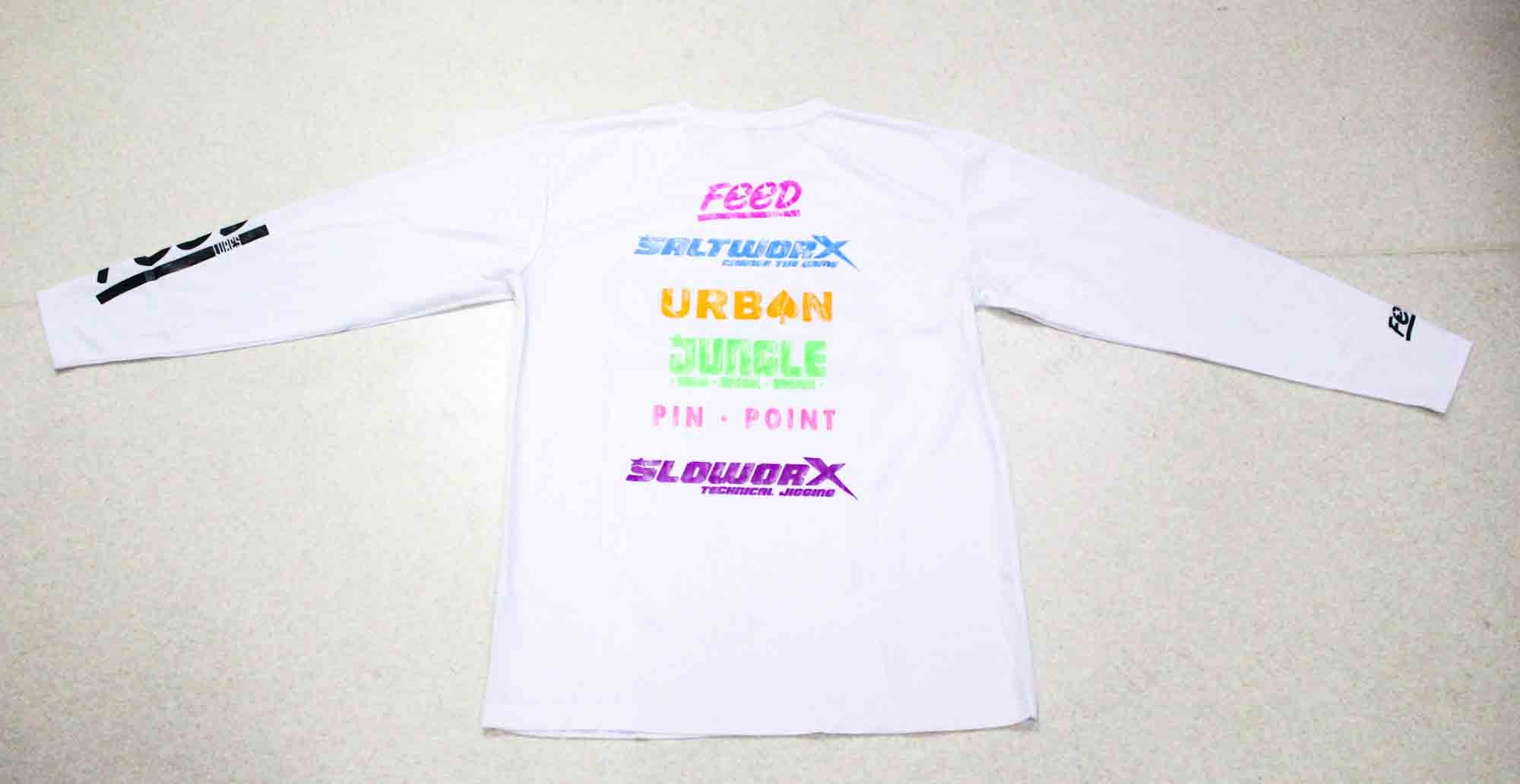 Feed T-Shirt Dry Fit Long Sleeve Size S White (8025)