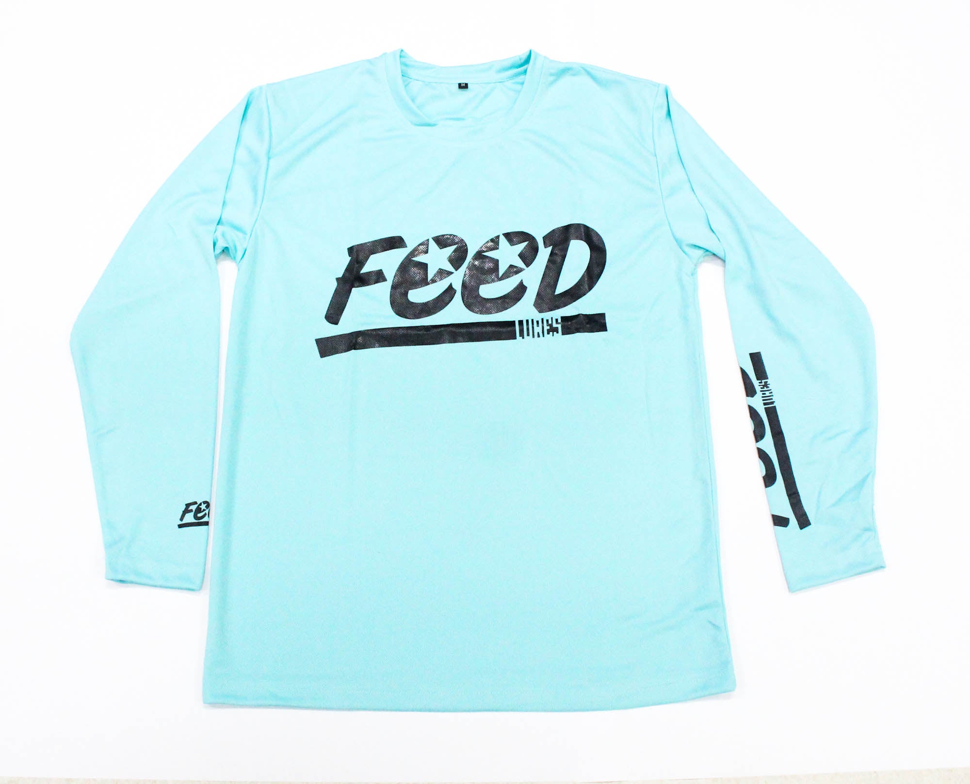 Feed T-Shirt Dry Fit Long Sleeve Size 2XL Teal (8059)
